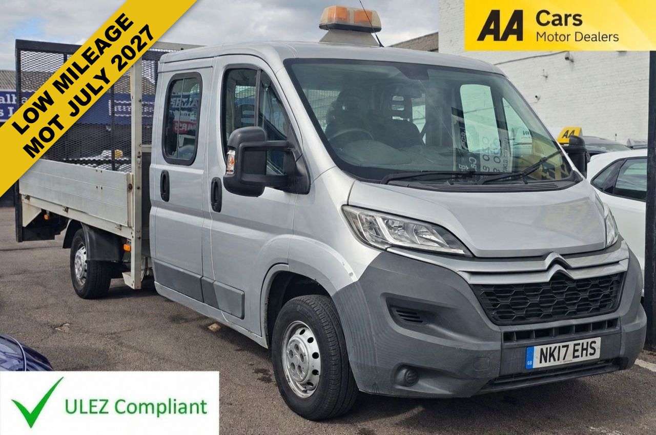 A 2017 CITROEN RELAY 2.0 BlueHDi 35 Chassis Double Cab 4dr Diesel Manual L3 Euro 6 (130 ps) 3 MA A 2017 CITROEN RELAY 2.0 BlueHDi 35 Chassis Double Cab 4dr Diesel Manual L3 Euro 6 (130 ps) 3 MA