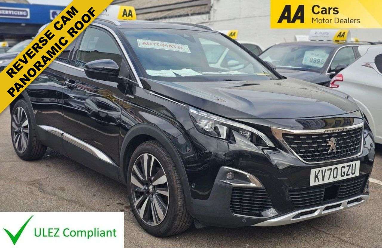 A 2020 PEUGEOT 3008 AUTOMATIC 1.2 PureTech GT Line Premium SUV 5dr Petrol EAT Euro 6 (s/s) (130 A 2020 PEUGEOT 3008 AUTOMATIC 1.2 PureTech GT Line Premium SUV 5dr Petrol EAT Euro 6 (s/s) (130