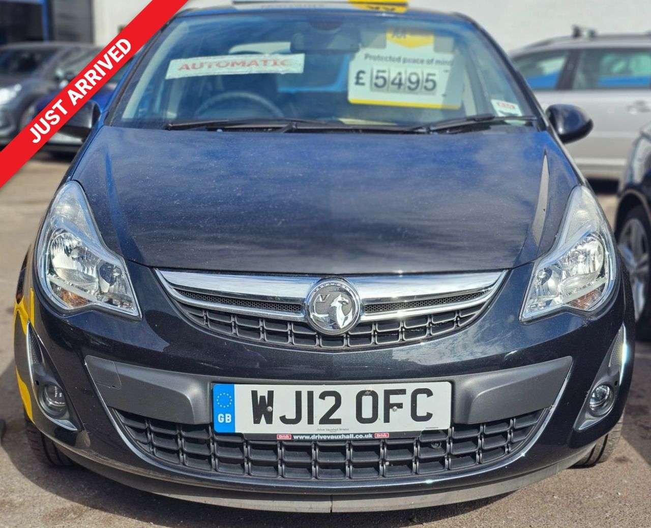 A 2012 VAUXHALL CORSA 1.4 16V SE Hatchback 5dr Petrol Auto Euro 5 (100 ps) MOT 15/03/27. PARKING A 2012 VAUXHALL CORSA 1.4 16V SE Hatchback 5dr Petrol Auto Euro 5 (100 ps) MOT 15/03/27. PARKING