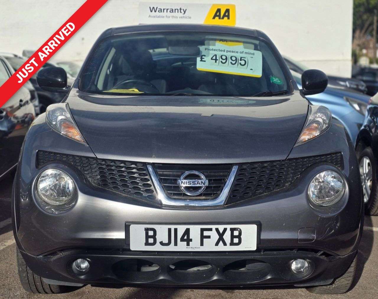 A 2014 NISSAN JUKE 1.6 n-tec SUV 5dr Petrol Manual Euro 5 (17in Alloy) (117 ps) FULL DEALER SE A 2014 NISSAN JUKE 1.6 n-tec SUV 5dr Petrol Manual Euro 5 (17in Alloy) (117 ps) FULL DEALER SE