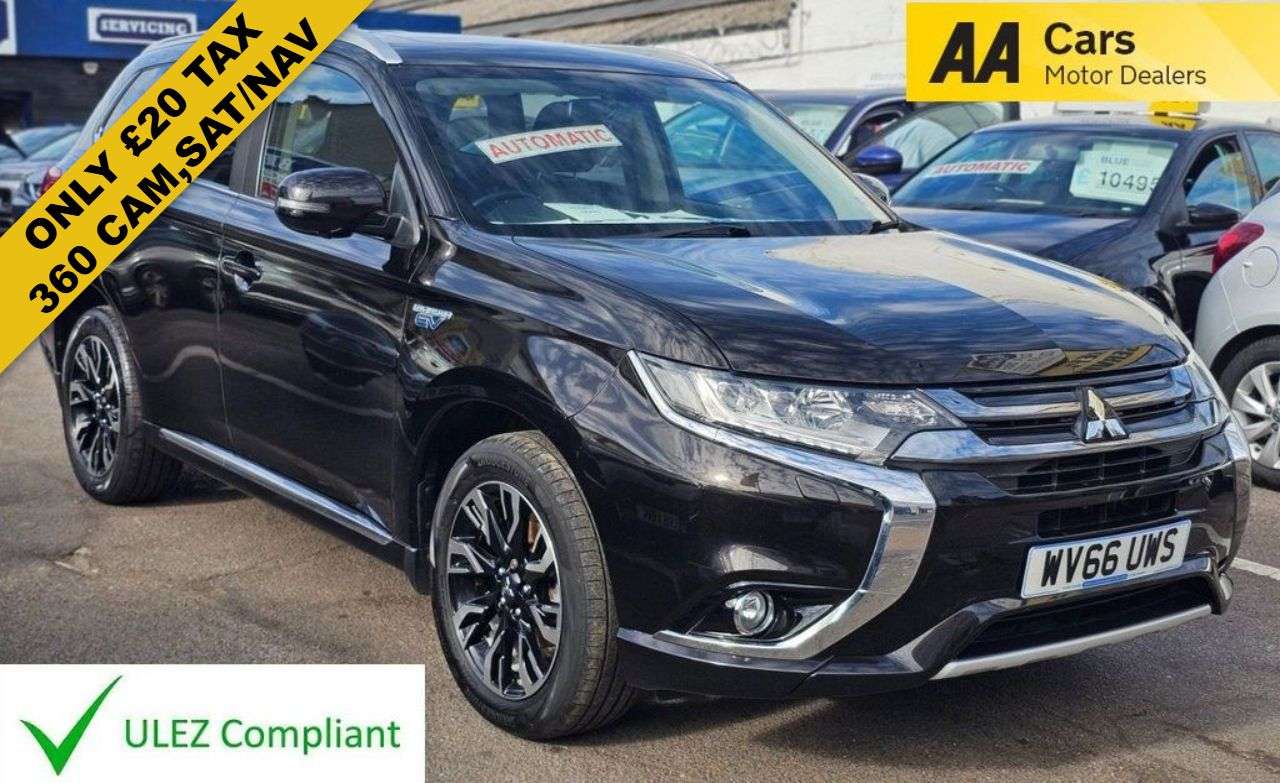 A 2016 MITSUBISHI OUTLANDER AUTOMATIC 2.0h 12kWh GX4h SUV 5dr Petrol Plug-in Hybrid CVT 4WD Euro 6 (s/s A 2016 MITSUBISHI OUTLANDER AUTOMATIC 2.0h 12kWh GX4h SUV 5dr Petrol Plug-in Hybrid CVT 4WD Euro 6 (s/s