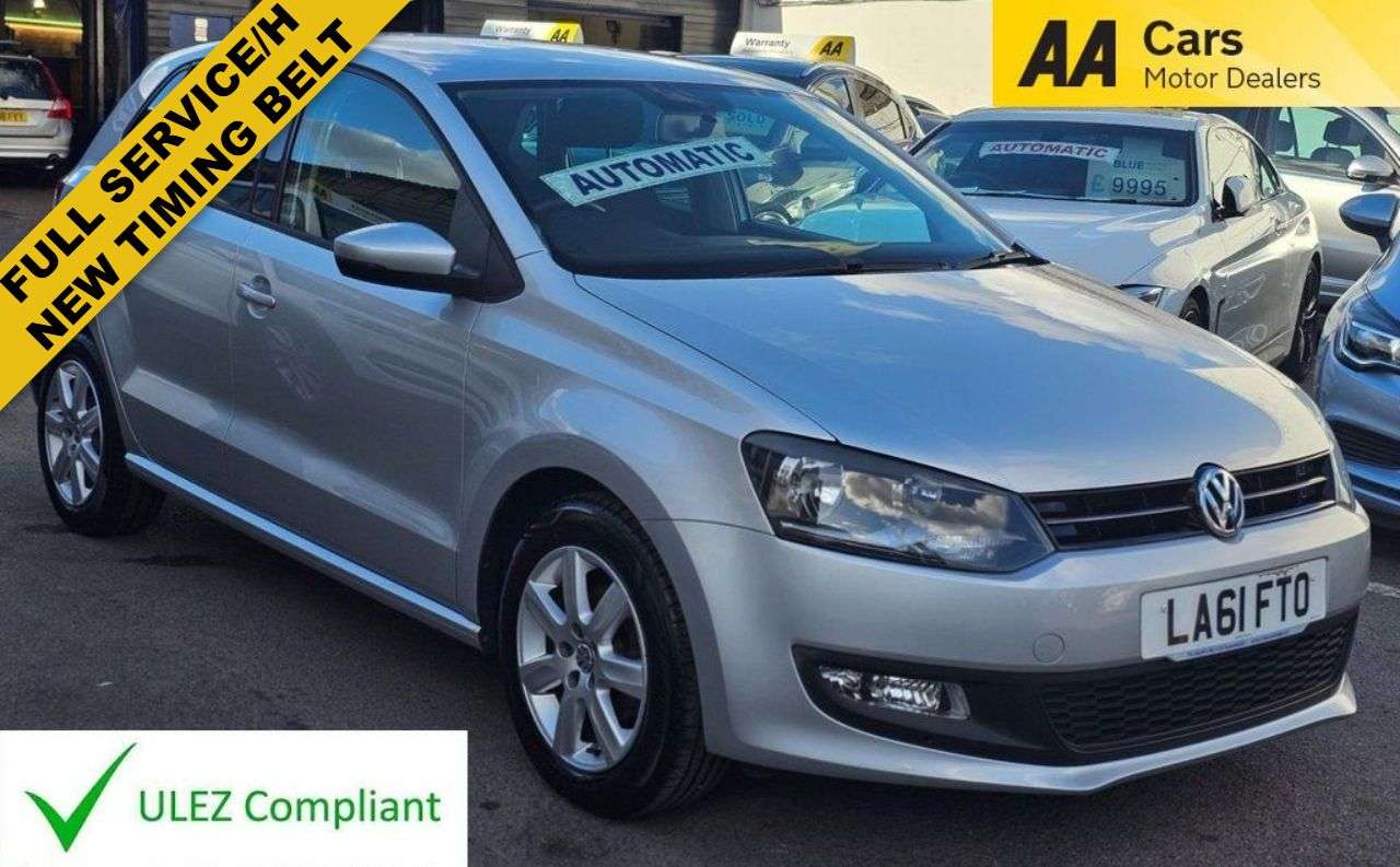 A 2012 VOLKSWAGEN POLO AUTOMATIC 1.4 Match Hatchback 5dr Petrol DSG Euro 5 (85 ps) FULL SERVICE HI A 2012 VOLKSWAGEN POLO AUTOMATIC 1.4 Match Hatchback 5dr Petrol DSG Euro 5 (85 ps) FULL SERVICE HI