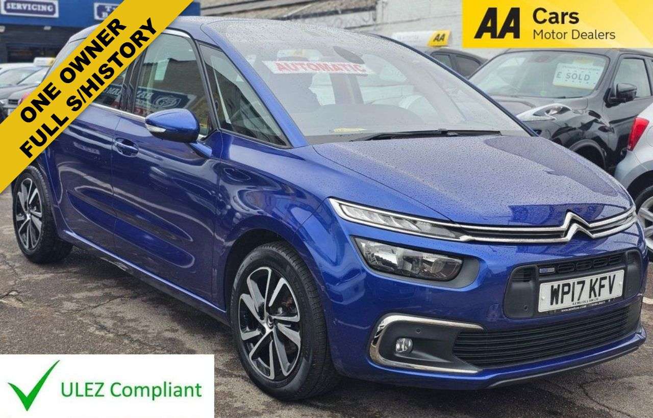A 2017 CITROEN C4 PICASSO AUTOMATIC 1.2 PureTech Feel MPV 5dr Petrol EAT6 Euro 6 (s/s) (130 ps) LOW M A 2017 CITROEN C4 PICASSO AUTOMATIC 1.2 PureTech Feel MPV 5dr Petrol EAT6 Euro 6 (s/s) (130 ps) LOW M
