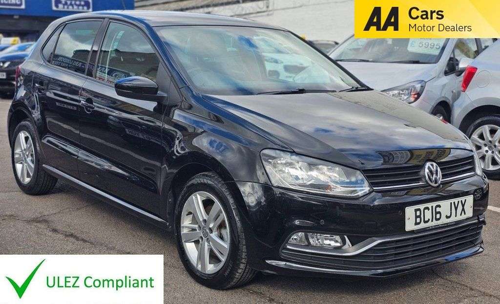 A 2016 VOLKSWAGEN POLO 1.2 TSI BlueMotion Tech Match Hatchback 5dr Petrol Manual Euro 6 (s/s) (90 A 2016 VOLKSWAGEN POLO 1.2 TSI BlueMotion Tech Match Hatchback 5dr Petrol Manual Euro 6 (s/s) (90