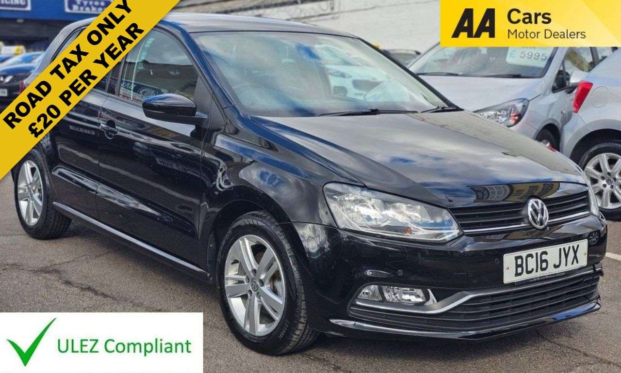 A 2016 VOLKSWAGEN POLO 1.2 TSI BlueMotion Tech Match Hatchback 5dr Petrol Manual Euro 6 (s/s) (90 A 2016 VOLKSWAGEN POLO 1.2 TSI BlueMotion Tech Match Hatchback 5dr Petrol Manual Euro 6 (s/s) (90