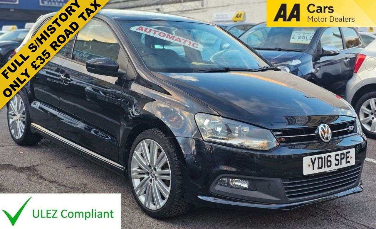 A 2016 VOLKSWAGEN POLO AUTOMATIC 1.4 TSI BlueMotion Tech ACT BlueGT Hatchback 5dr Petrol DSG Euro A 2016 VOLKSWAGEN POLO AUTOMATIC 1.4 TSI BlueMotion Tech ACT BlueGT Hatchback 5dr Petrol DSG Euro