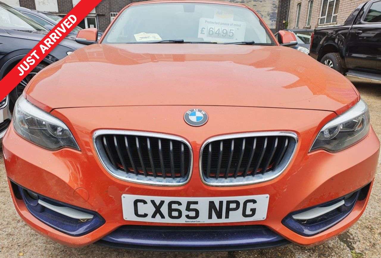 A 2015 BMW 2 SERIES 1.5 218i Sport Coupe 2dr Petrol Manual Euro 6 (s/s) (136 ps) FULL LEATHER I A 2015 BMW 2 SERIES 1.5 218i Sport Coupe 2dr Petrol Manual Euro 6 (s/s) (136 ps) FULL LEATHER I