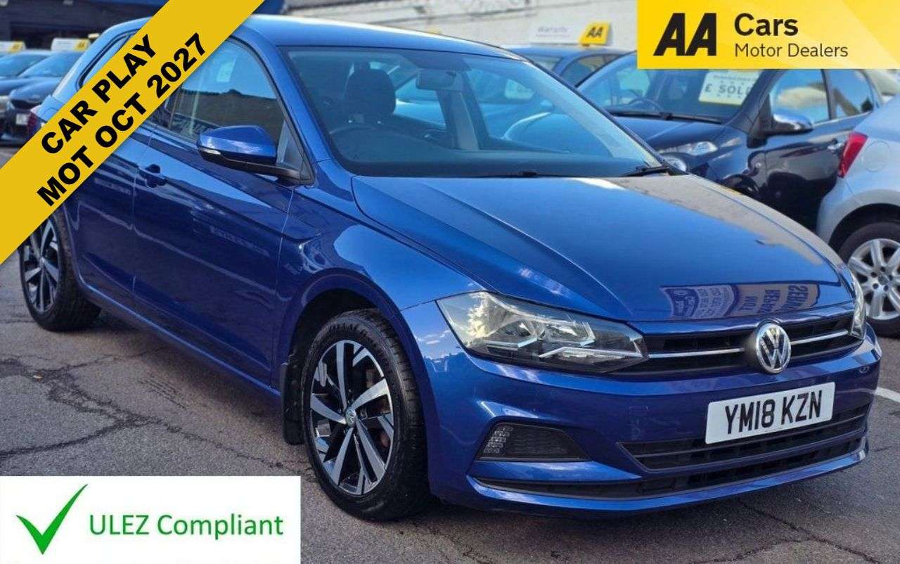 A 2018 VOLKSWAGEN POLO 1.0 SE Hatchback 5dr Petrol Manual Euro 6 (s/s) (75 ps) ANDROID AUTO AND AP A 2018 VOLKSWAGEN POLO 1.0 SE Hatchback 5dr Petrol Manual Euro 6 (s/s) (75 ps) ANDROID AUTO AND AP