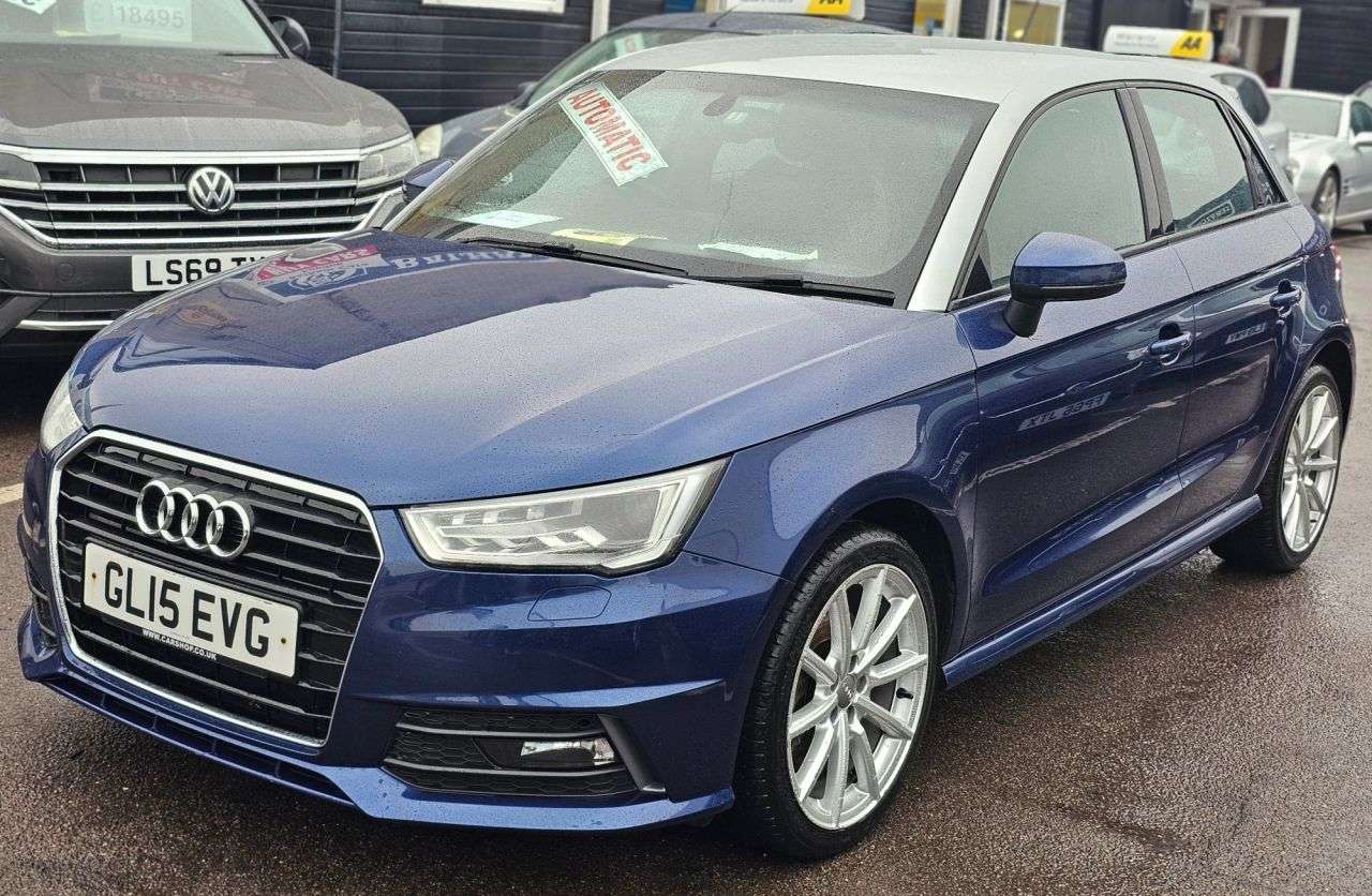 A 2015 AUDI A1 AUTOMATIC 1.4 TFSI S line Sportback 5dr Petrol S Tronic Euro 6 (s/s) (125 p A 2015 AUDI A1 AUTOMATIC 1.4 TFSI S line Sportback 5dr Petrol S Tronic Euro 6 (s/s) (125 p