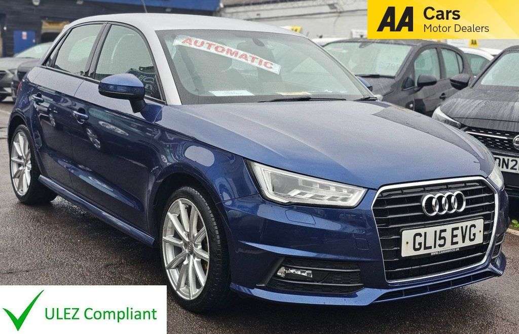 A 2015 AUDI A1 AUTOMATIC 1.4 TFSI S line Sportback 5dr Petrol S Tronic Euro 6 (s/s) (125 p A 2015 AUDI A1 AUTOMATIC 1.4 TFSI S line Sportback 5dr Petrol S Tronic Euro 6 (s/s) (125 p