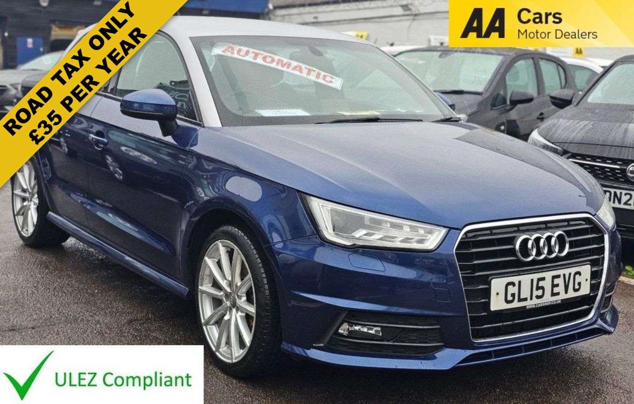 A 2015 AUDI A1 AUTOMATIC 1.4 TFSI S line Sportback 5dr Petrol S Tronic Euro 6 (s/s) (125 p A 2015 AUDI A1 AUTOMATIC 1.4 TFSI S line Sportback 5dr Petrol S Tronic Euro 6 (s/s) (125 p