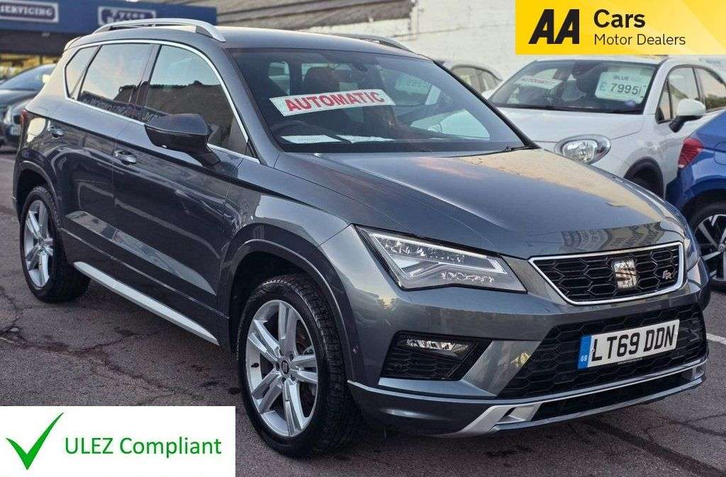A 2019 SEAT ATECA AUTOMATIC 1.5 TSI EVO FR SUV 5dr Petrol DSG Euro 6 (s/s) (150 ps) APPLE CAR A 2019 SEAT ATECA AUTOMATIC 1.5 TSI EVO FR SUV 5dr Petrol DSG Euro 6 (s/s) (150 ps) APPLE CAR