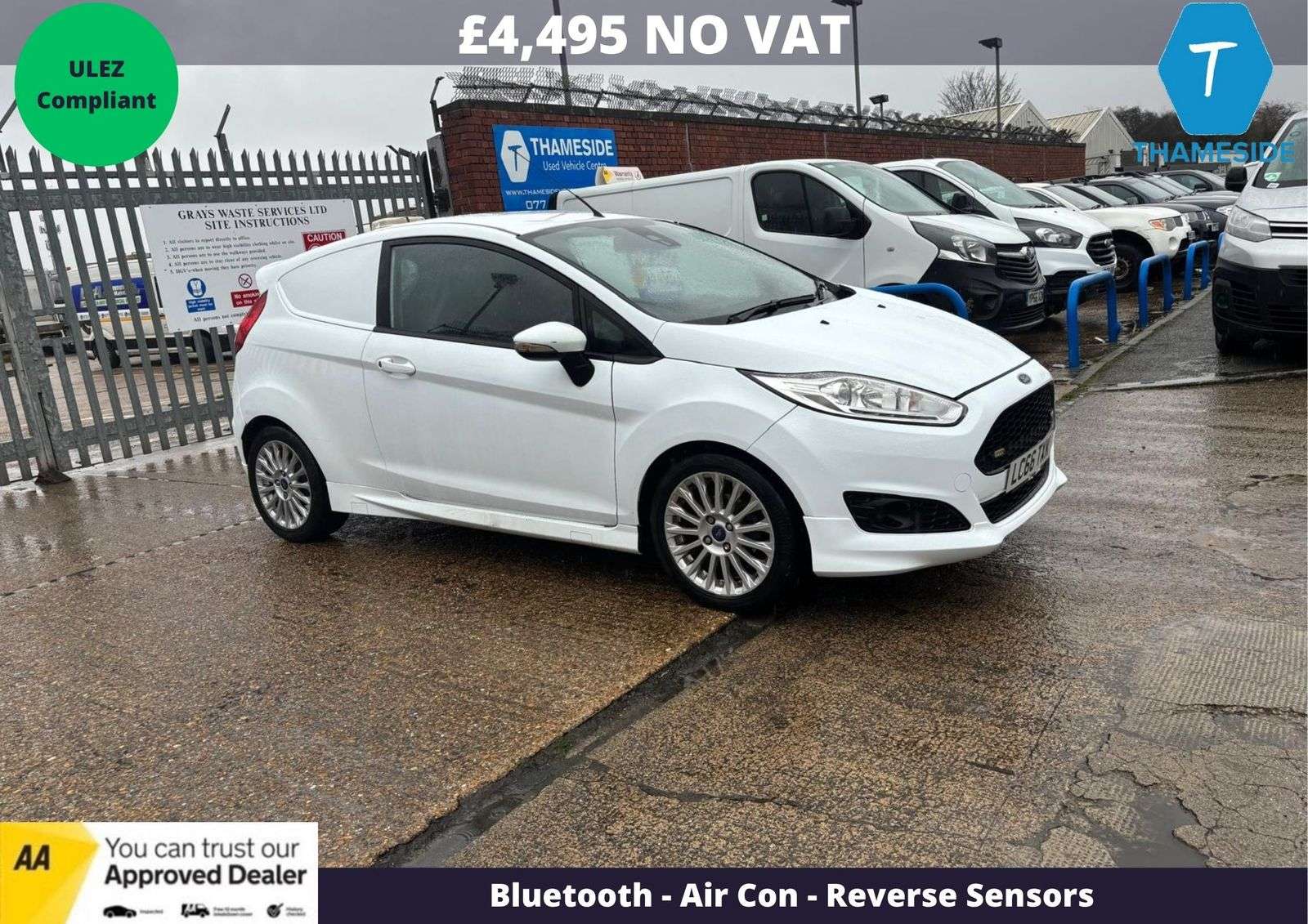 A 2016 FORD FIESTA VAN 1.5 TDCi Sport Panel Van 3dr Diesel Manual (94 g/km, 93.7 bhp) A 2016 FORD FIESTA VAN 1.5 TDCi Sport Panel Van 3dr Diesel Manual (94 g/km, 93.7 bhp)