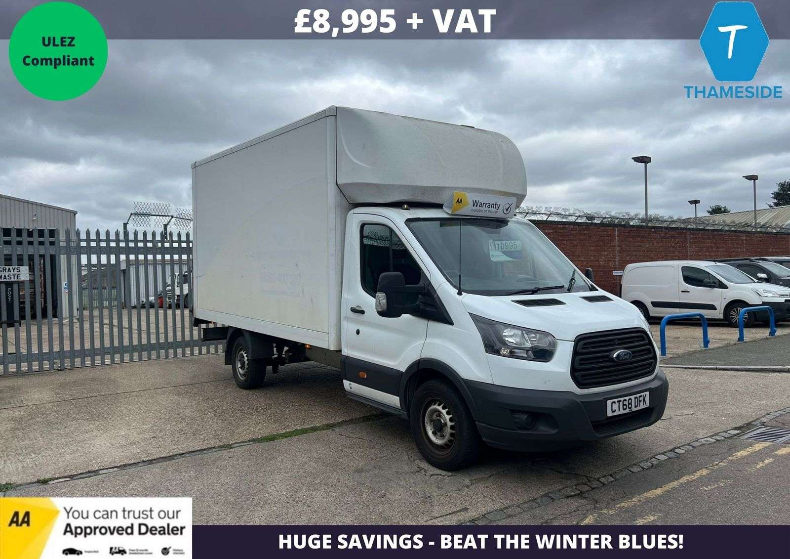 A 2018 FORD TRANSIT 2.0L 350 L5 C/C Diesel Manual Euro 6 (129 bhp) A 2018 FORD TRANSIT 2.0L 350 L5 C/C Diesel Manual Euro 6 (129 bhp)
