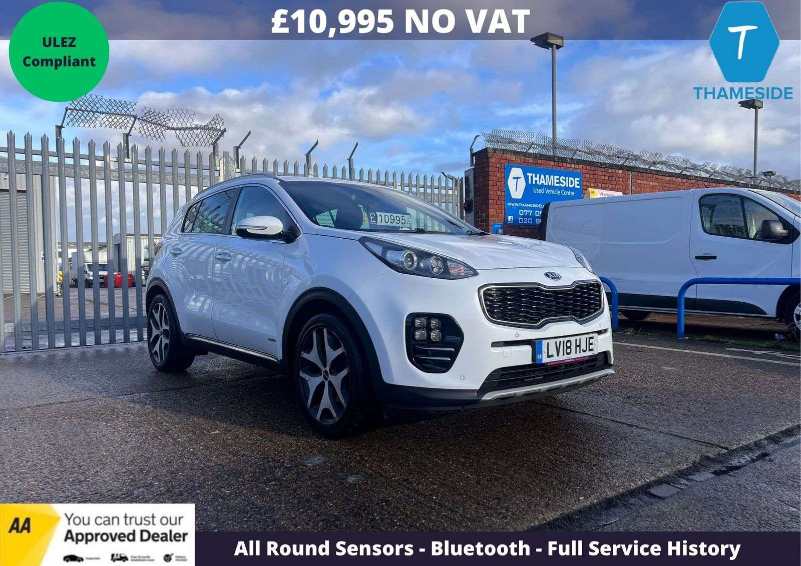 A 2018 KIA SPORTAGE 1.6 T-GDi GT-Line SUV 5dr Petrol DCT AWD Euro 6 (174 bhp) A 2018 KIA SPORTAGE 1.6 T-GDi GT-Line SUV 5dr Petrol DCT AWD Euro 6 (174 bhp)