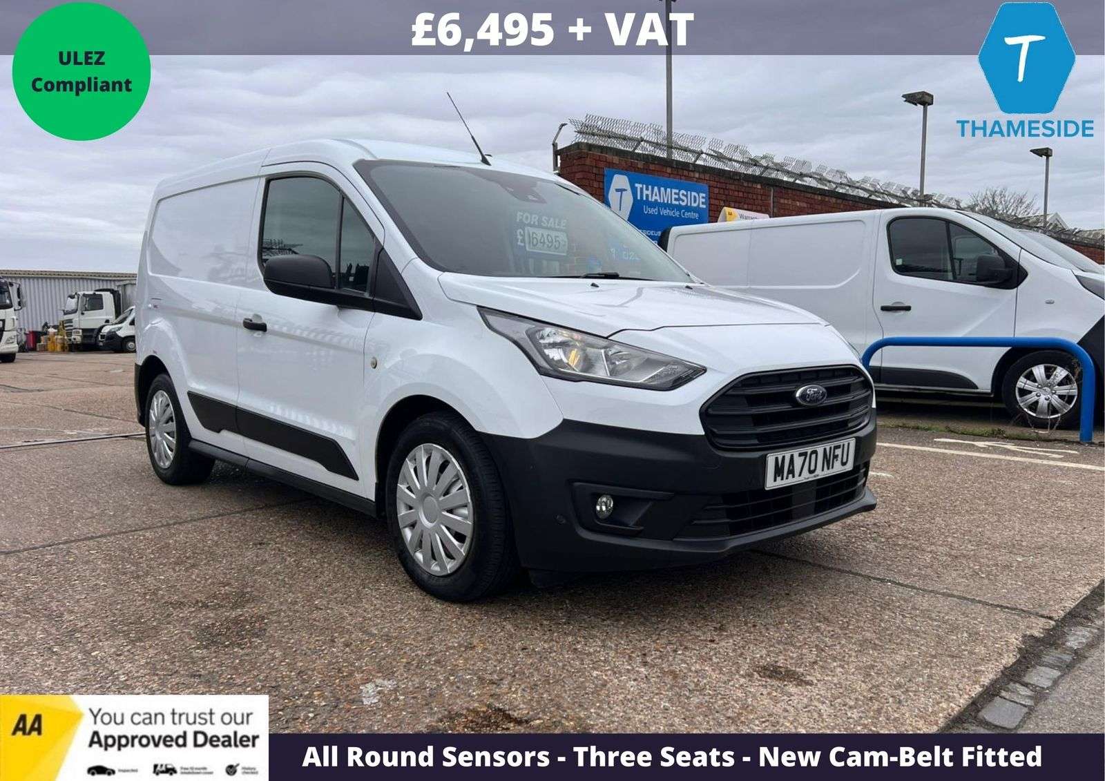 A 2020 FORD TRANSIT CONNECT 1.5 220 EcoBlue Leader Panel Van 5dr Diesel Manual L1 Euro 6 (s/s) (75 ps) A 2020 FORD TRANSIT CONNECT 1.5 220 EcoBlue Leader Panel Van 5dr Diesel Manual L1 Euro 6 (s/s) (75 ps)