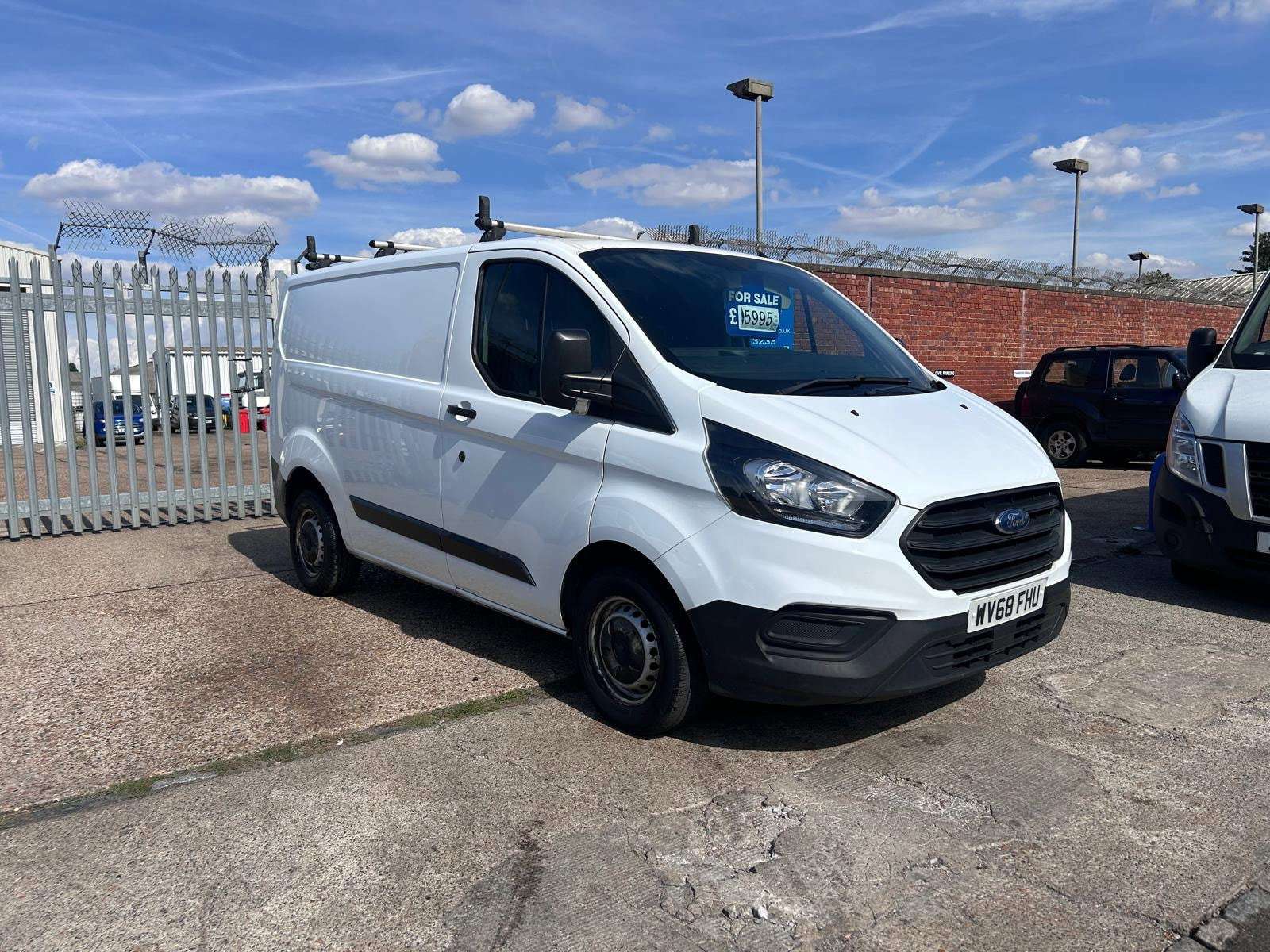 A 2018 FORD TRANSIT CUSTOM 2.0 280 EcoBlue Panel Van 5dr Diesel Manual L1 H1 Euro 6 (105 ps) A 2018 FORD TRANSIT CUSTOM 2.0 280 EcoBlue Panel Van 5dr Diesel Manual L1 H1 Euro 6 (105 ps)