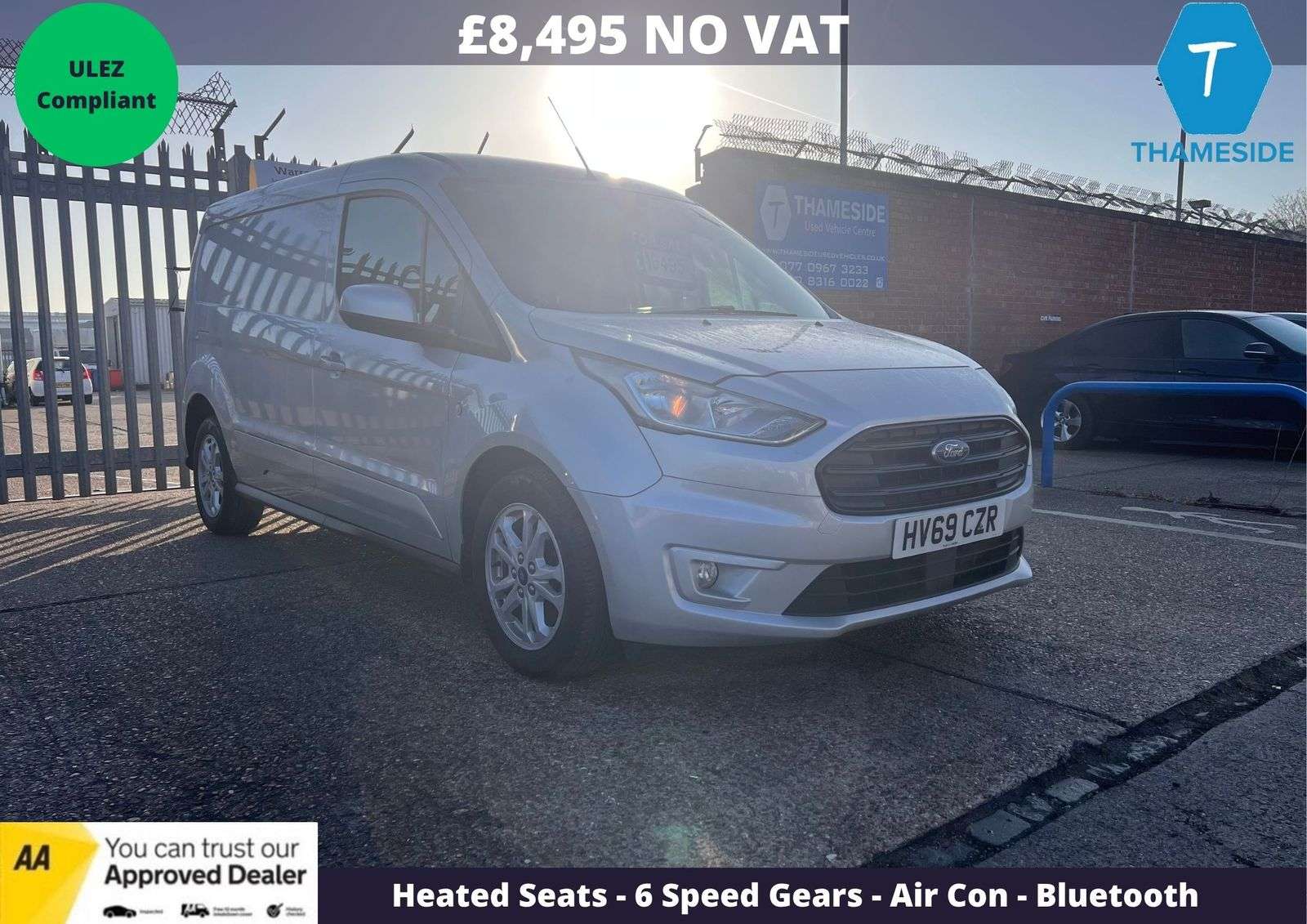 A 2019 FORD TRANSIT CONNECT 1.5 240 EcoBlue Limited Panel Van 5dr Diesel Manual L2 Euro 6 (s/s) (120 ps) A 2019 FORD TRANSIT CONNECT 1.5 240 EcoBlue Limited Panel Van 5dr Diesel Manual L2 Euro 6 (s/s) (120 ps)