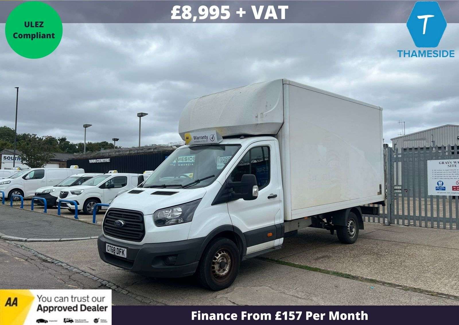 A 2018 FORD TRANSIT 2.0L 350 L5 C/C Diesel Manual Euro 6 (129 bhp) A 2018 FORD TRANSIT 2.0L 350 L5 C/C Diesel Manual Euro 6 (129 bhp)