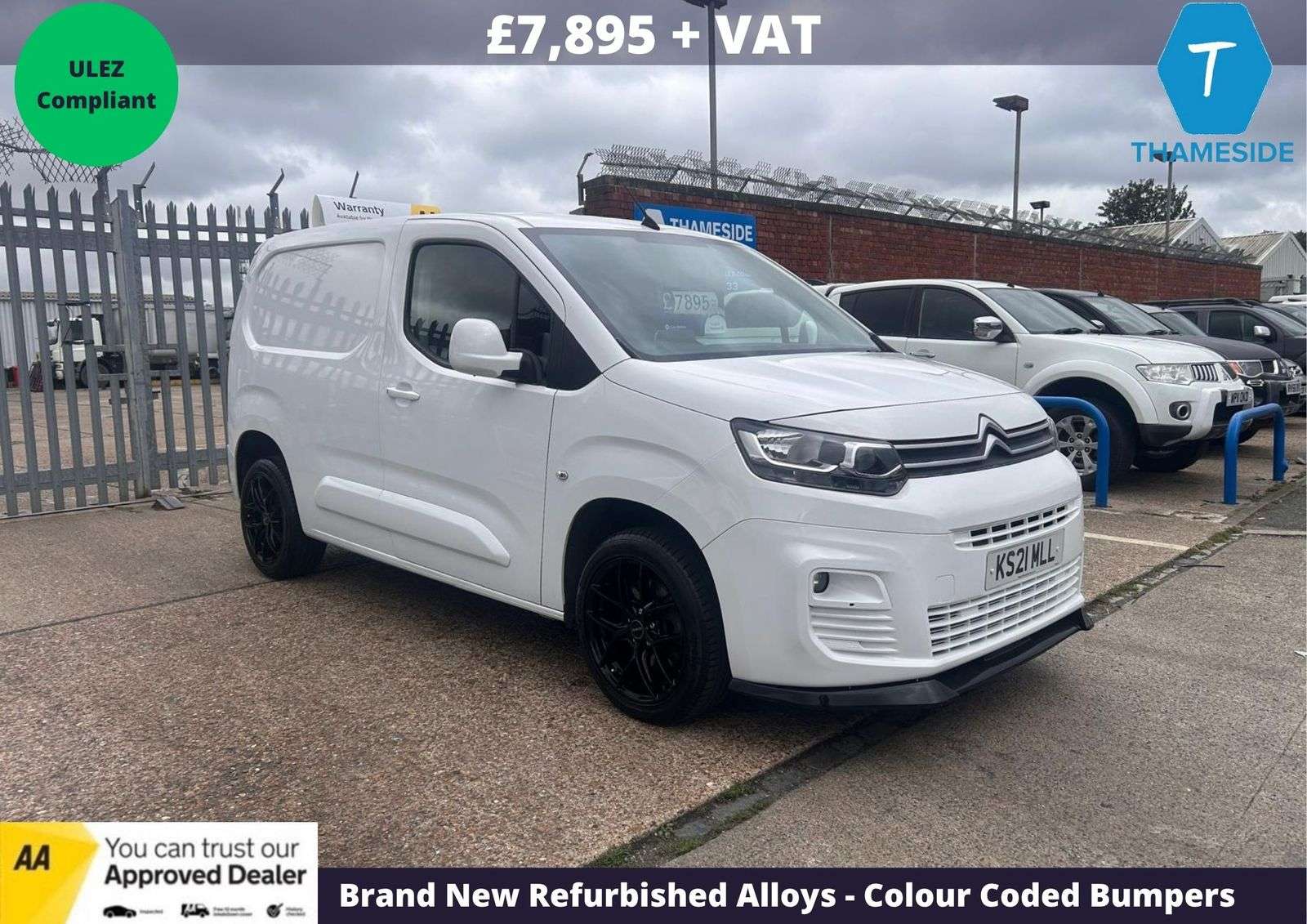 A 2021 CITROEN BERLINGO 1.5 BlueHDi 1000 Enterprise M Panel Van 5dr Diesel Manual SWB Euro 6 (s/s) (100 ps) A 2021 CITROEN BERLINGO 1.5 BlueHDi 1000 Enterprise M Panel Van 5dr Diesel Manual SWB Euro 6 (s/s) (100 ps)