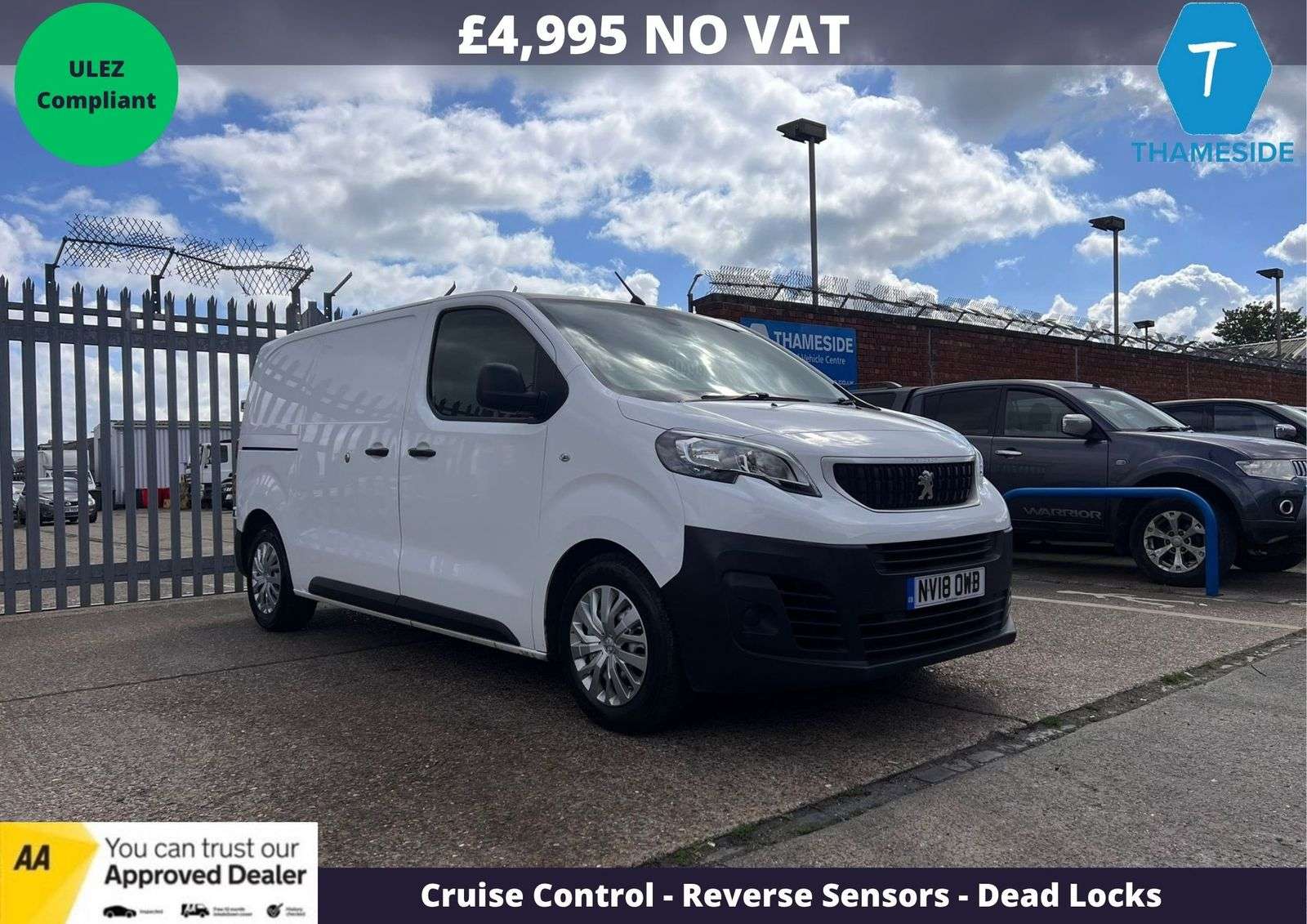A 2018 PEUGEOT EXPERT 1.6 BlueHDi 1000 Professional Standard Panel Van 6dr Diesel Manual MWB Euro 6 (s/s) (115 ps) A 2018 PEUGEOT EXPERT 1.6 BlueHDi 1000 Professional Standard Panel Van 6dr Diesel Manual MWB Euro 6 (s/s) (115 ps)