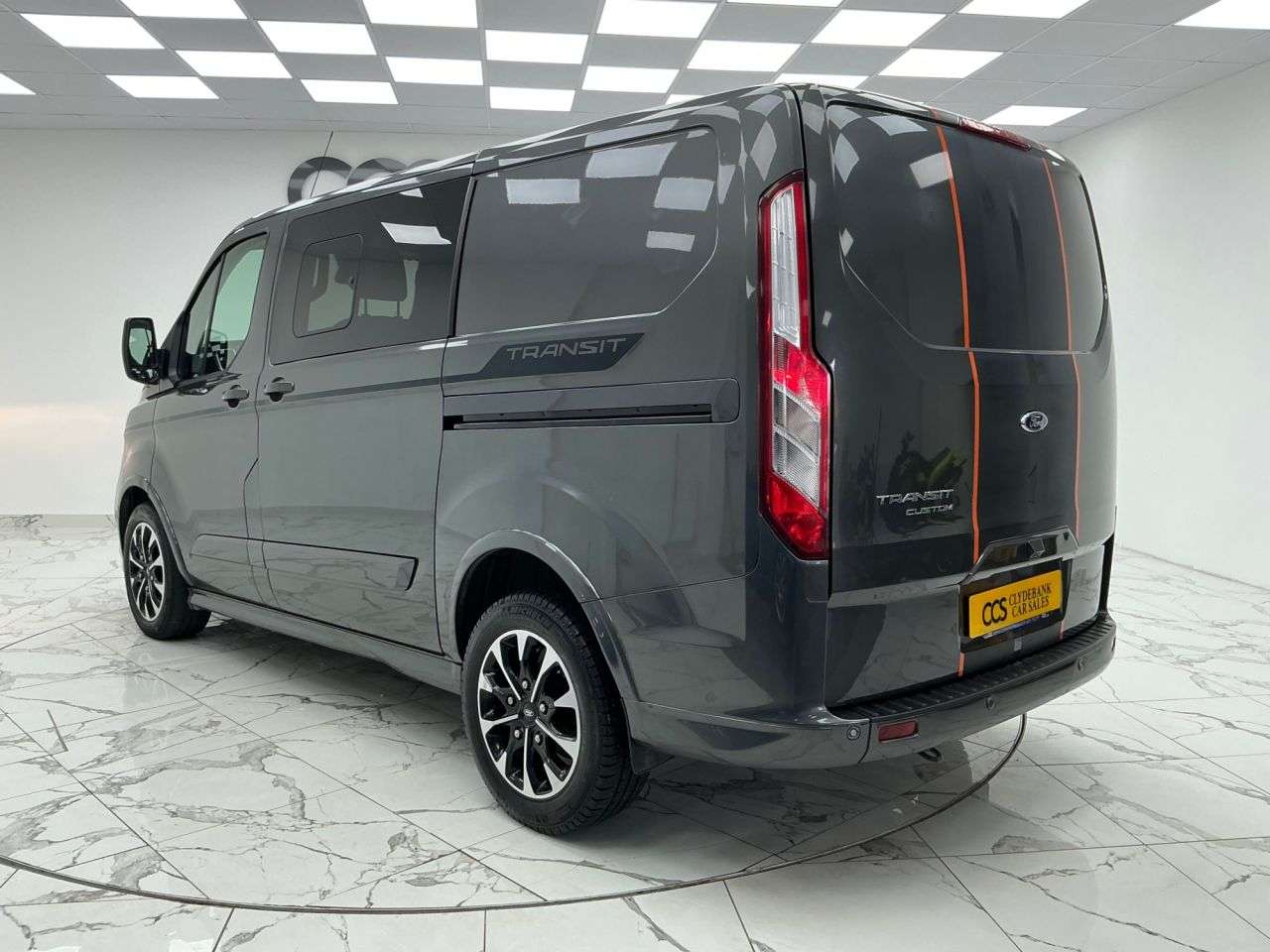A 2019 FORD TRANSIT CUSTOM 2.0 310 EcoBlue Sport Crew Van Double Cab 6dr Diesel Auto L1 H1 Euro 6 (s/s A 2019 FORD TRANSIT CUSTOM 2.0 310 EcoBlue Sport Crew Van Double Cab 6dr Diesel Auto L1 H1 Euro 6 (s/s