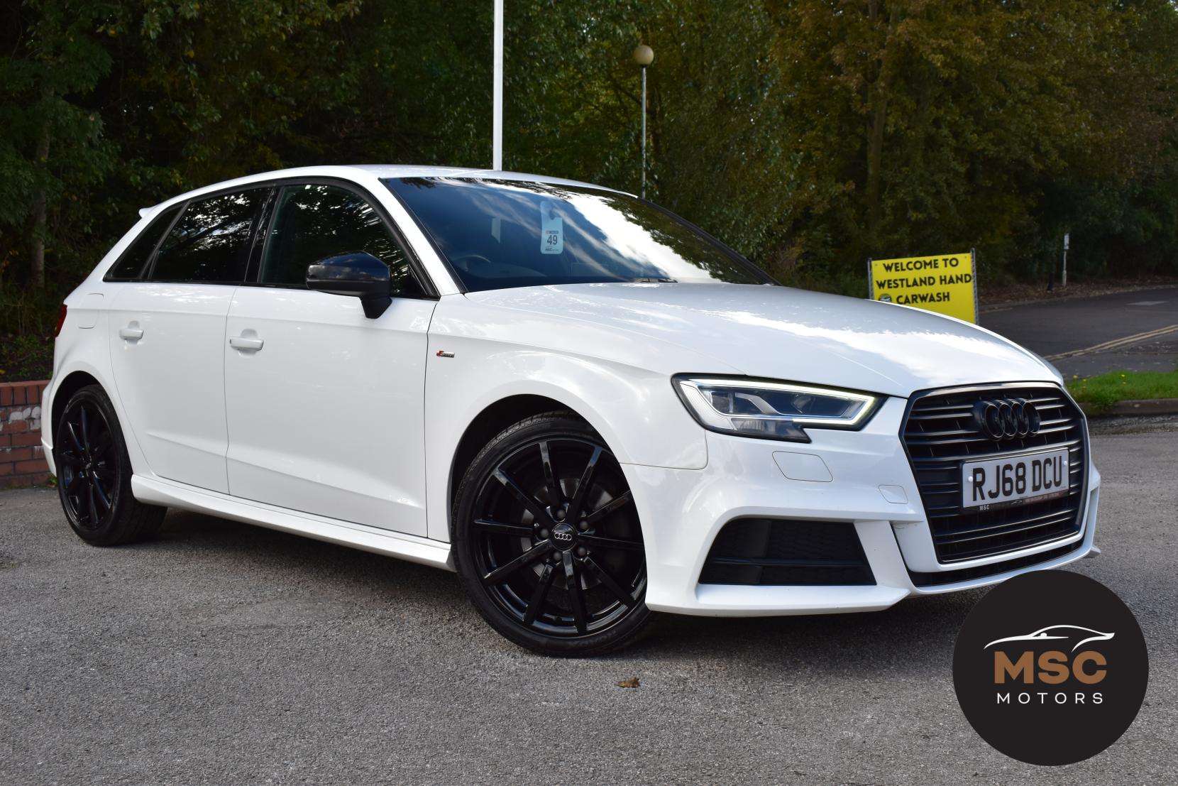 A 2018 AUDI A3 1.0 TFSI 30 Black Edition Sportback 5dr Petrol Manual Euro 6 (s/s) (116 ps) A 2018 AUDI A3 1.0 TFSI 30 Black Edition Sportback 5dr Petrol Manual Euro 6 (s/s) (116 ps)