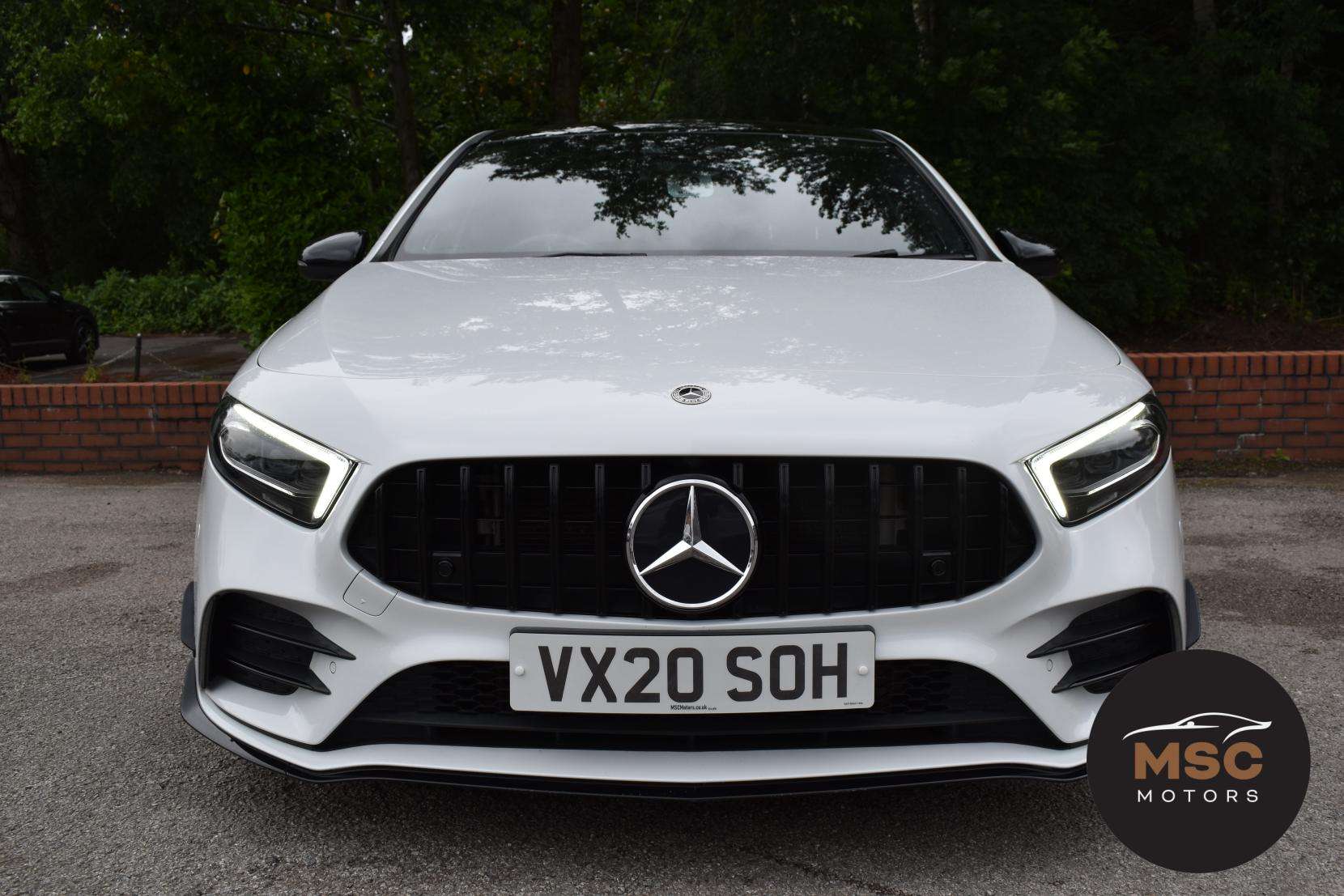 A 2020 MERCEDES-BENZ A CLASS 2.0 A35 AMG (Premium Plus) Saloon 4dr Petrol SpdS DCT 4MATIC Euro 6 (s/s) (306 ps) A 2020 MERCEDES-BENZ A CLASS 2.0 A35 AMG (Premium Plus) Saloon 4dr Petrol SpdS DCT 4MATIC Euro 6 (s/s) (306 ps)