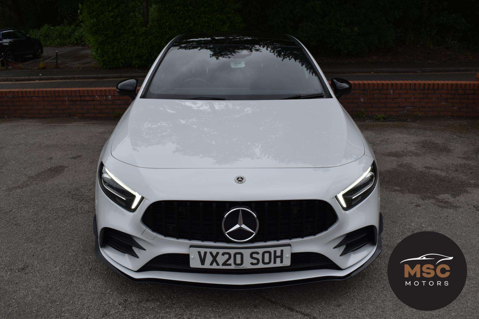 A 2020 MERCEDES-BENZ A CLASS 2.0 A35 AMG (Premium Plus) Saloon 4dr Petrol SpdS DCT 4MATIC Euro 6 (s/s) (306 ps) A 2020 MERCEDES-BENZ A CLASS 2.0 A35 AMG (Premium Plus) Saloon 4dr Petrol SpdS DCT 4MATIC Euro 6 (s/s) (306 ps)