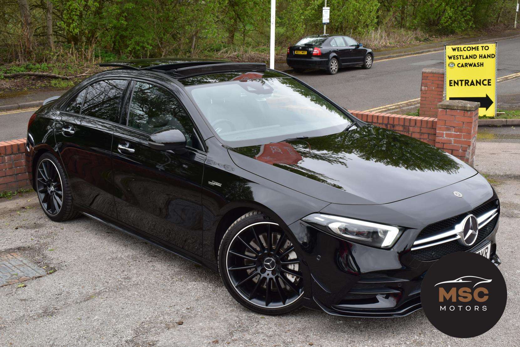 A 2020 MERCEDES-BENZ A CLASS 2.0 A35 AMG (Premium Plus) Saloon 4dr Petrol SpdS DCT 4MATIC Euro 6 (s/s) (306 ps) A 2020 MERCEDES-BENZ A CLASS 2.0 A35 AMG (Premium Plus) Saloon 4dr Petrol SpdS DCT 4MATIC Euro 6 (s/s) (306 ps)