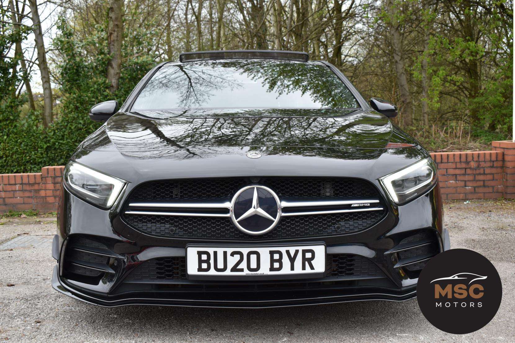 A 2020 MERCEDES-BENZ A CLASS 2.0 A35 AMG (Premium Plus) Saloon 4dr Petrol SpdS DCT 4MATIC Euro 6 (s/s) (306 ps) A 2020 MERCEDES-BENZ A CLASS 2.0 A35 AMG (Premium Plus) Saloon 4dr Petrol SpdS DCT 4MATIC Euro 6 (s/s) (306 ps)