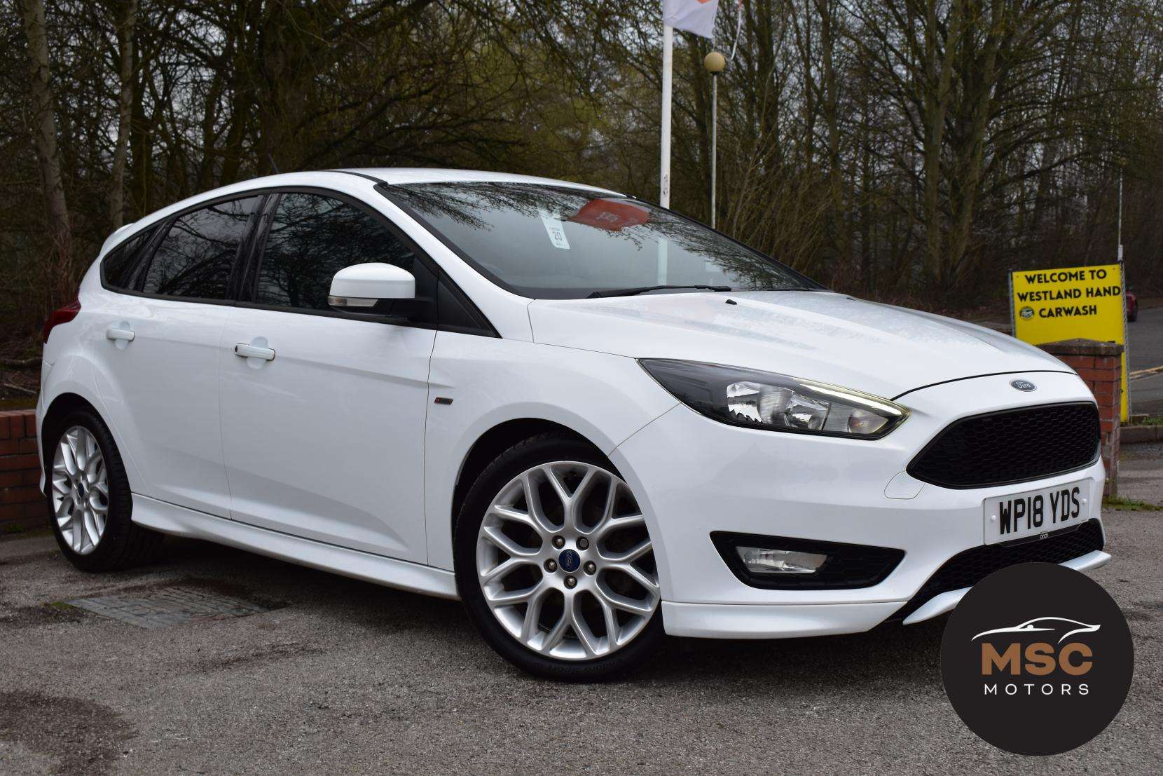 A 2018 FORD FOCUS 1.0T EcoBoost ST-Line Hatchback 5dr Petrol Manual Euro 6 (s/s) (140 ps) A 2018 FORD FOCUS 1.0T EcoBoost ST-Line Hatchback 5dr Petrol Manual Euro 6 (s/s) (140 ps)