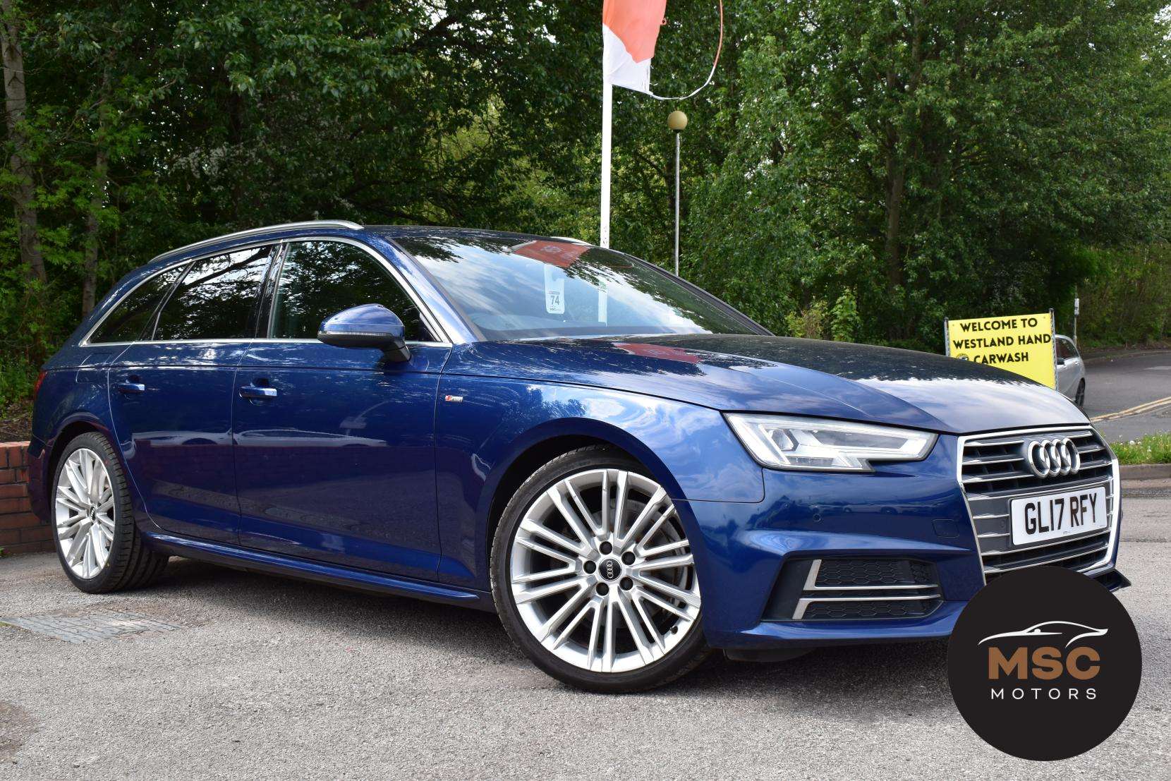A 2017 AUDI A4 AVANT 2.0 TFSI S line Estate 5dr Petrol S Tronic Euro 6 (s/s) (190 ps) A 2017 AUDI A4 AVANT 2.0 TFSI S line Estate 5dr Petrol S Tronic Euro 6 (s/s) (190 ps)