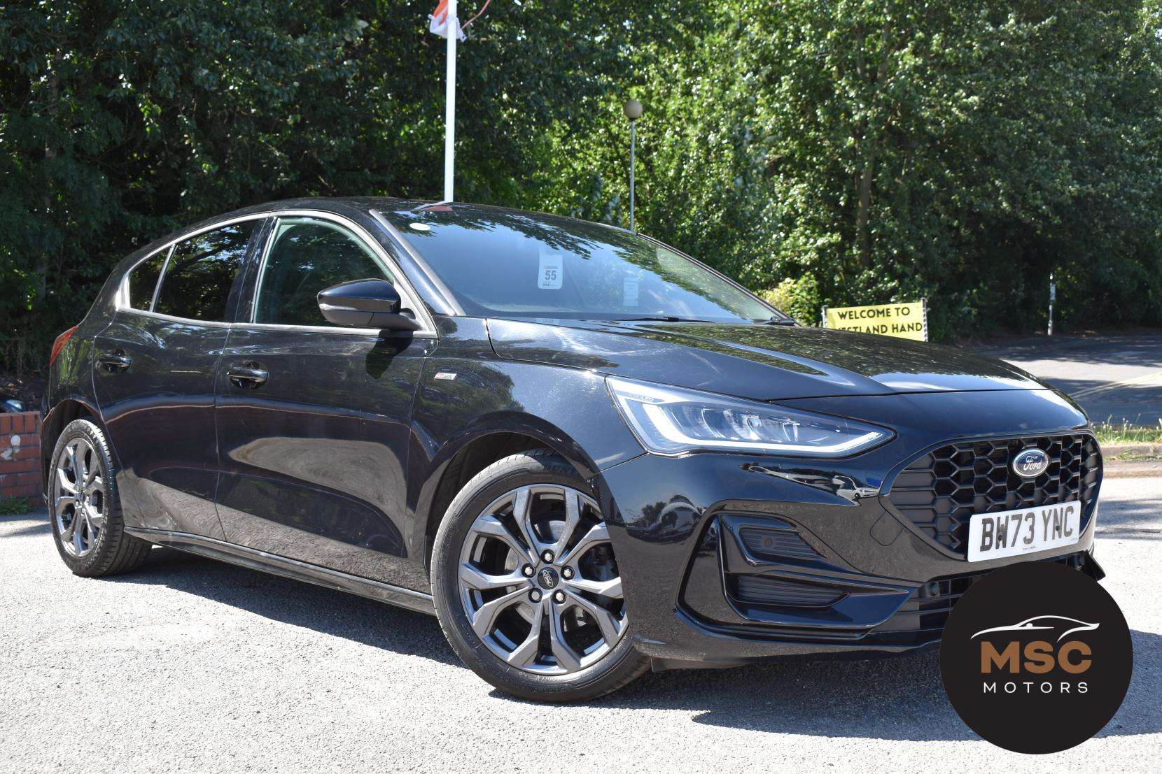 A 2024 FORD FOCUS 1.0T EcoBoost MHEV ST-Line Hatchback 5dr Petrol Hybrid Manual Euro 6 (s/s) (125 ps) A 2024 FORD FOCUS 1.0T EcoBoost MHEV ST-Line Hatchback 5dr Petrol Hybrid Manual Euro 6 (s/s) (125 ps)