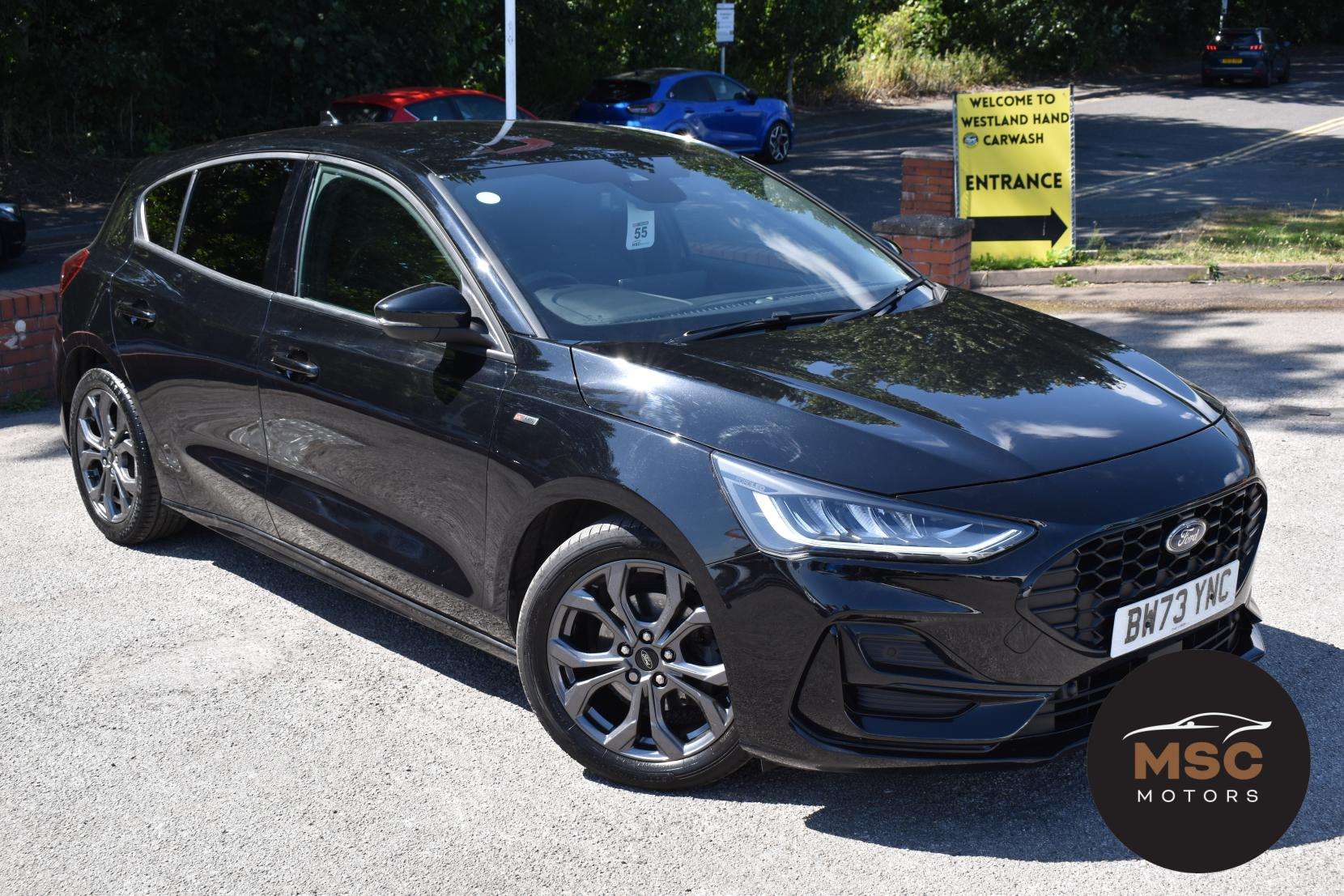 A 2024 FORD FOCUS 1.0T EcoBoost MHEV ST-Line Hatchback 5dr Petrol Hybrid Manual Euro 6 (s/s) (125 ps) A 2024 FORD FOCUS 1.0T EcoBoost MHEV ST-Line Hatchback 5dr Petrol Hybrid Manual Euro 6 (s/s) (125 ps)