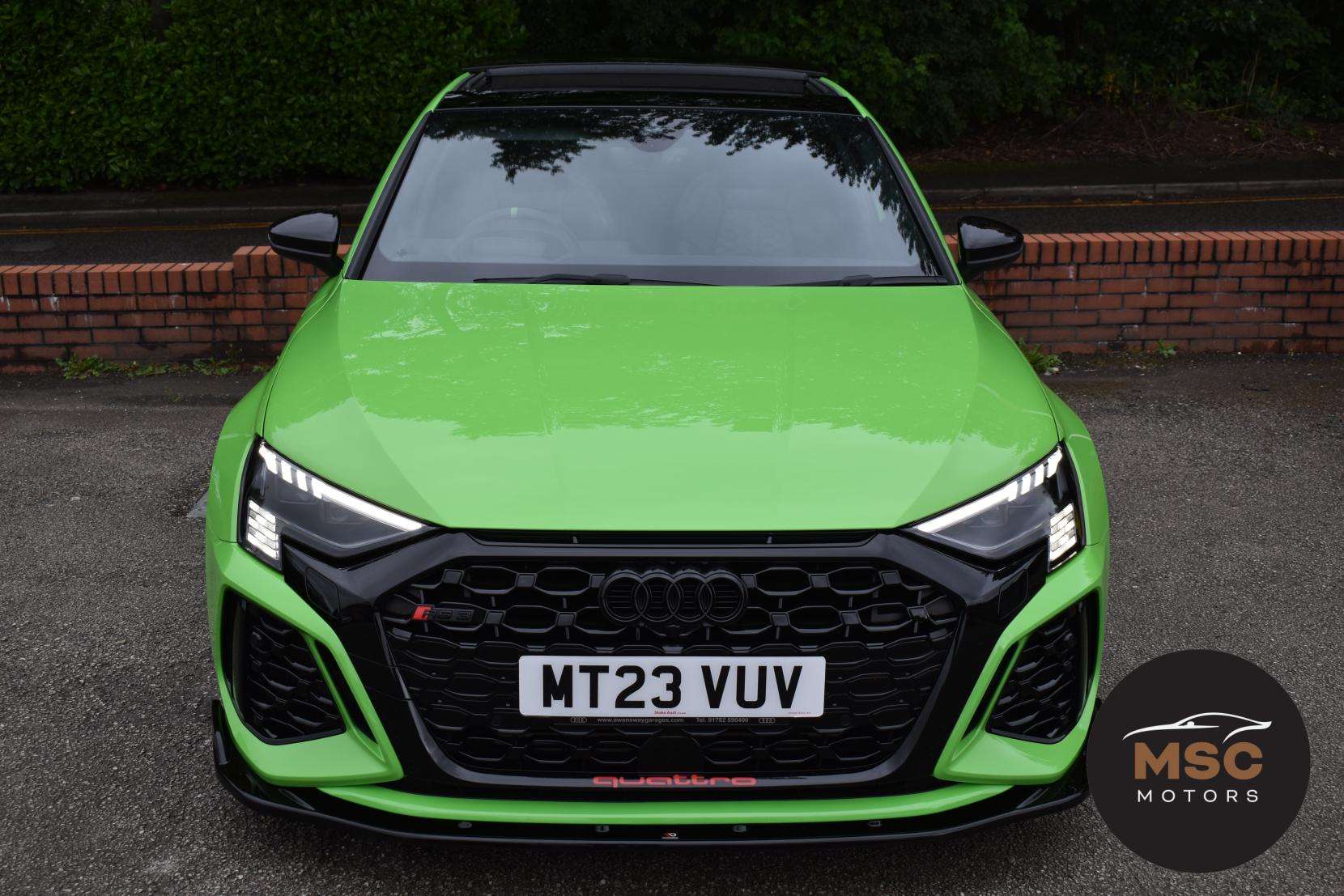 A 2023 AUDI RS3 2.5 TFSI Vorsprung Saloon 4dr Petrol S Tronic quattro Euro 6 (s/s) (400 ps) A 2023 AUDI RS3 2.5 TFSI Vorsprung Saloon 4dr Petrol S Tronic quattro Euro 6 (s/s) (400 ps)