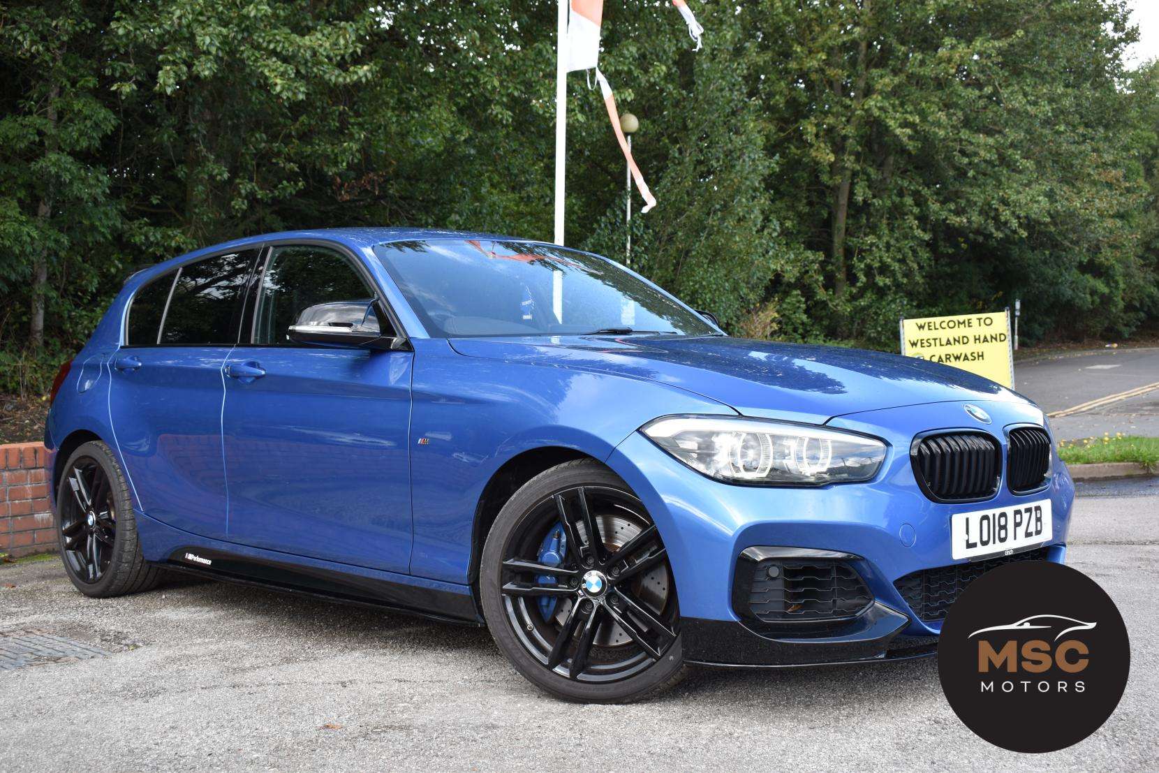 A 2018 BMW 1 SERIES 3.0 M140i Shadow Edition Hatchback 5dr Petrol Auto Euro 6 (s/s) (340 ps) A 2018 BMW 1 SERIES 3.0 M140i Shadow Edition Hatchback 5dr Petrol Auto Euro 6 (s/s) (340 ps)