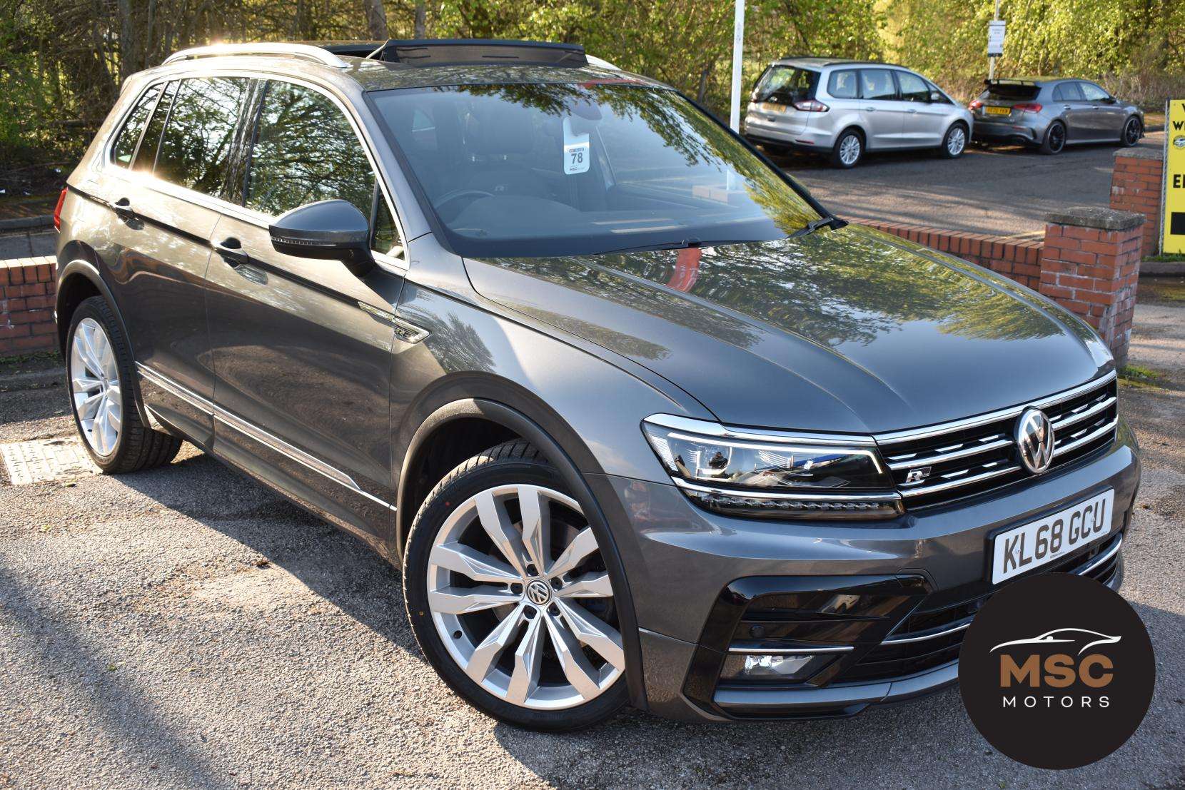 A 2019 VOLKSWAGEN TIGUAN 2.0 TDI R-Line SUV 5dr Diesel DSG 4Motion Euro 6 (s/s) (190 ps) A 2019 VOLKSWAGEN TIGUAN 2.0 TDI R-Line SUV 5dr Diesel DSG 4Motion Euro 6 (s/s) (190 ps)