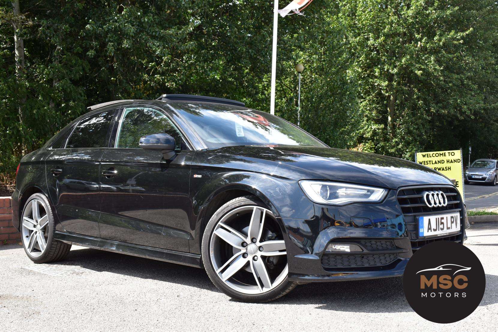 A 2015 AUDI A3 1.4 TFSI CoD S line Saloon 4dr Petrol S Tronic Euro 6 (s/s) (150 ps) A 2015 AUDI A3 1.4 TFSI CoD S line Saloon 4dr Petrol S Tronic Euro 6 (s/s) (150 ps)