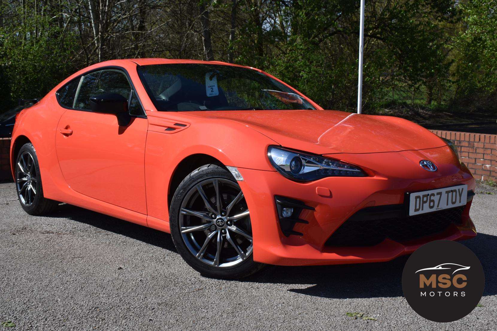A 2017 TOYOTA GT86 2.0 Boxer D-4S Club Series Orange Edition Coupe 2dr Petrol Manual Euro 6 (200 ps) A 2017 TOYOTA GT86 2.0 Boxer D-4S Club Series Orange Edition Coupe 2dr Petrol Manual Euro 6 (200 ps)
