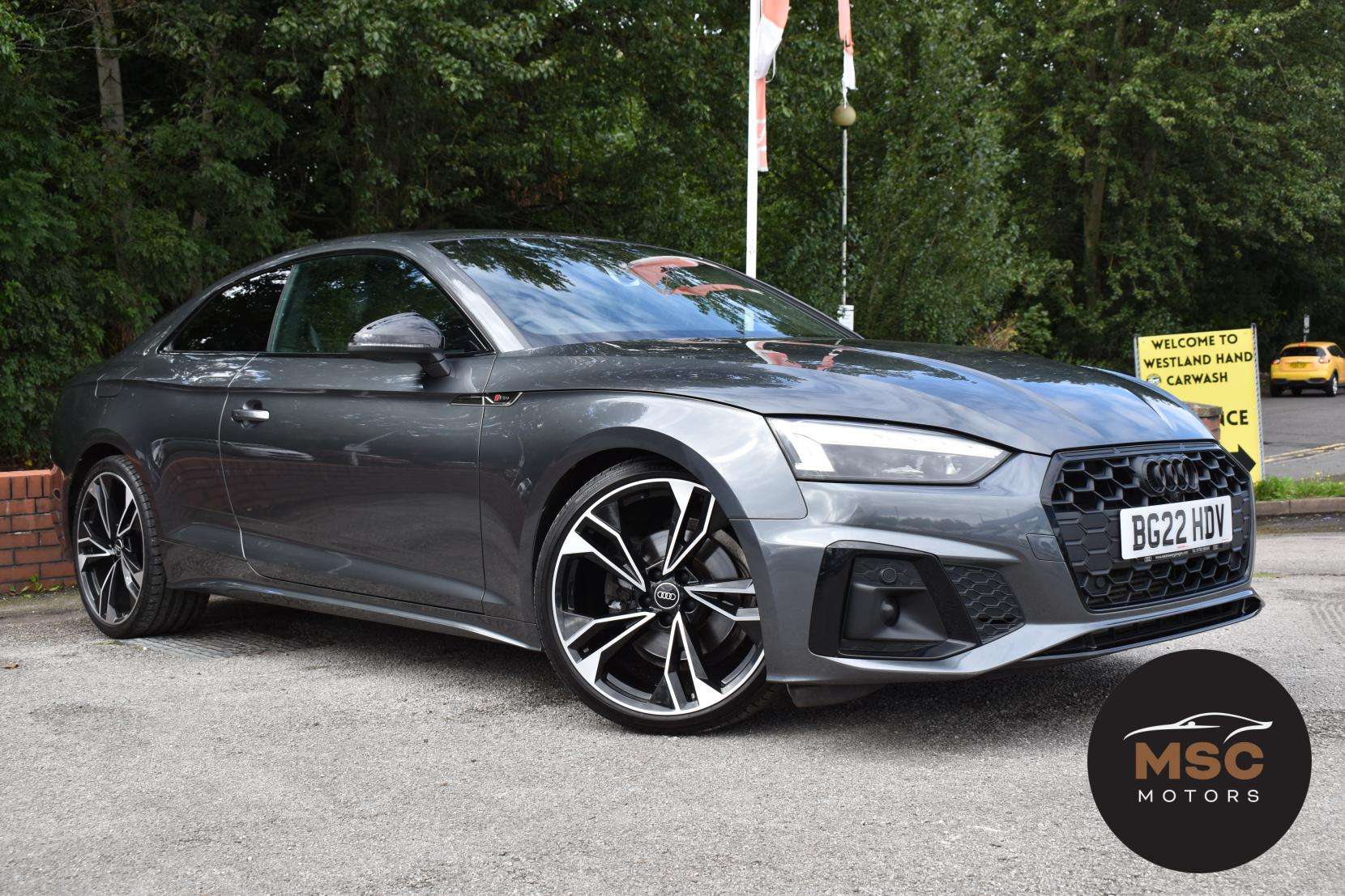 A 2022 AUDI A5 2.0 TFSI 35 Black Edition Coupe 2dr Petrol S Tronic Euro 6 (s/s) (150 ps) A 2022 AUDI A5 2.0 TFSI 35 Black Edition Coupe 2dr Petrol S Tronic Euro 6 (s/s) (150 ps)