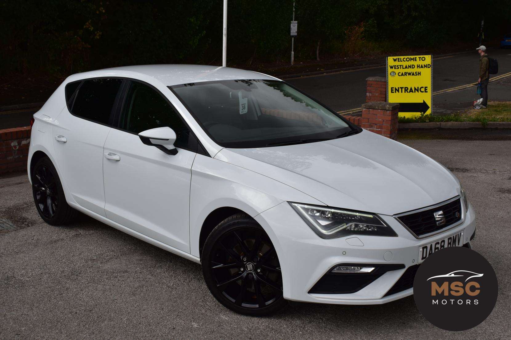 A 2018 SEAT LEON 1.5 TSI EVO FR Sport Hatchback 5dr Petrol Manual Euro 6 (s/s) (130 ps) A 2018 SEAT LEON 1.5 TSI EVO FR Sport Hatchback 5dr Petrol Manual Euro 6 (s/s) (130 ps)