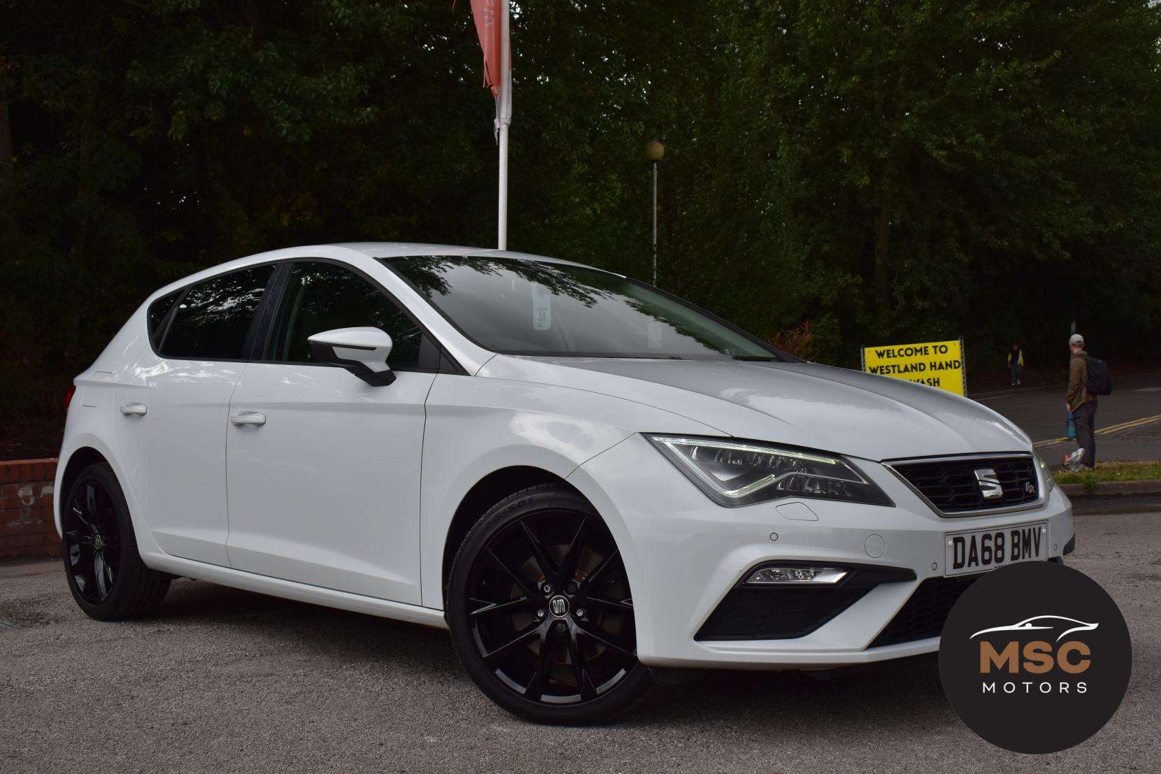 A 2018 SEAT LEON 1.5 TSI EVO FR Sport Hatchback 5dr Petrol Manual Euro 6 (s/s) (130 ps) A 2018 SEAT LEON 1.5 TSI EVO FR Sport Hatchback 5dr Petrol Manual Euro 6 (s/s) (130 ps)