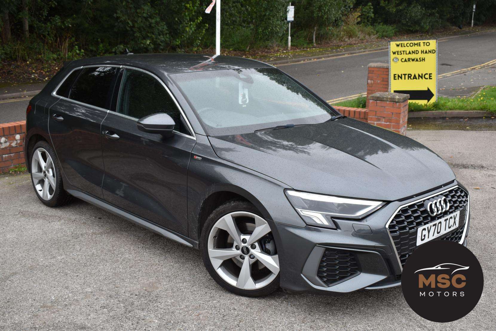 A 2020 AUDI A3 1.5 TFSI 35 S line Sportback 5dr Petrol Manual Euro 6 (s/s) (150 ps) A 2020 AUDI A3 1.5 TFSI 35 S line Sportback 5dr Petrol Manual Euro 6 (s/s) (150 ps)