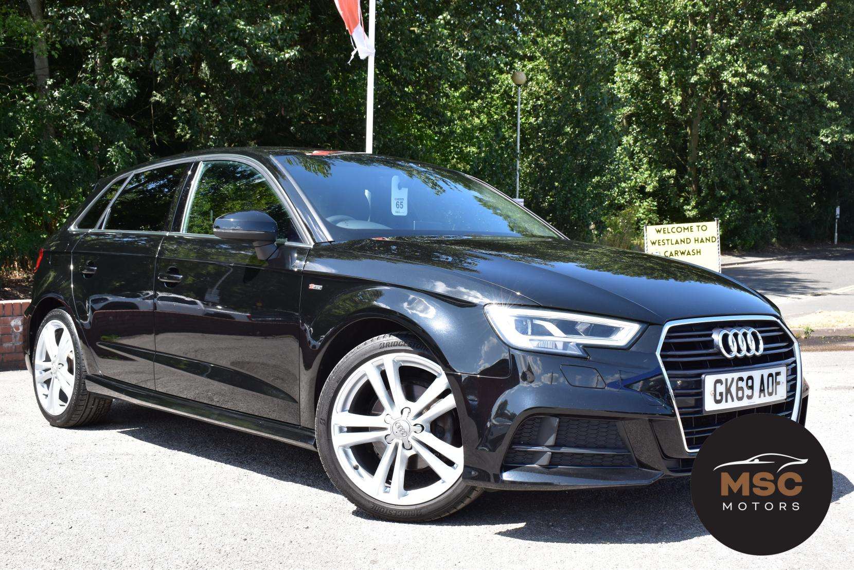 A 2019 AUDI A3 1.5 TFSI CoD 35 S line Sportback 5dr Petrol S Tronic Euro 6 (s/s) (150 ps) A 2019 AUDI A3 1.5 TFSI CoD 35 S line Sportback 5dr Petrol S Tronic Euro 6 (s/s) (150 ps)