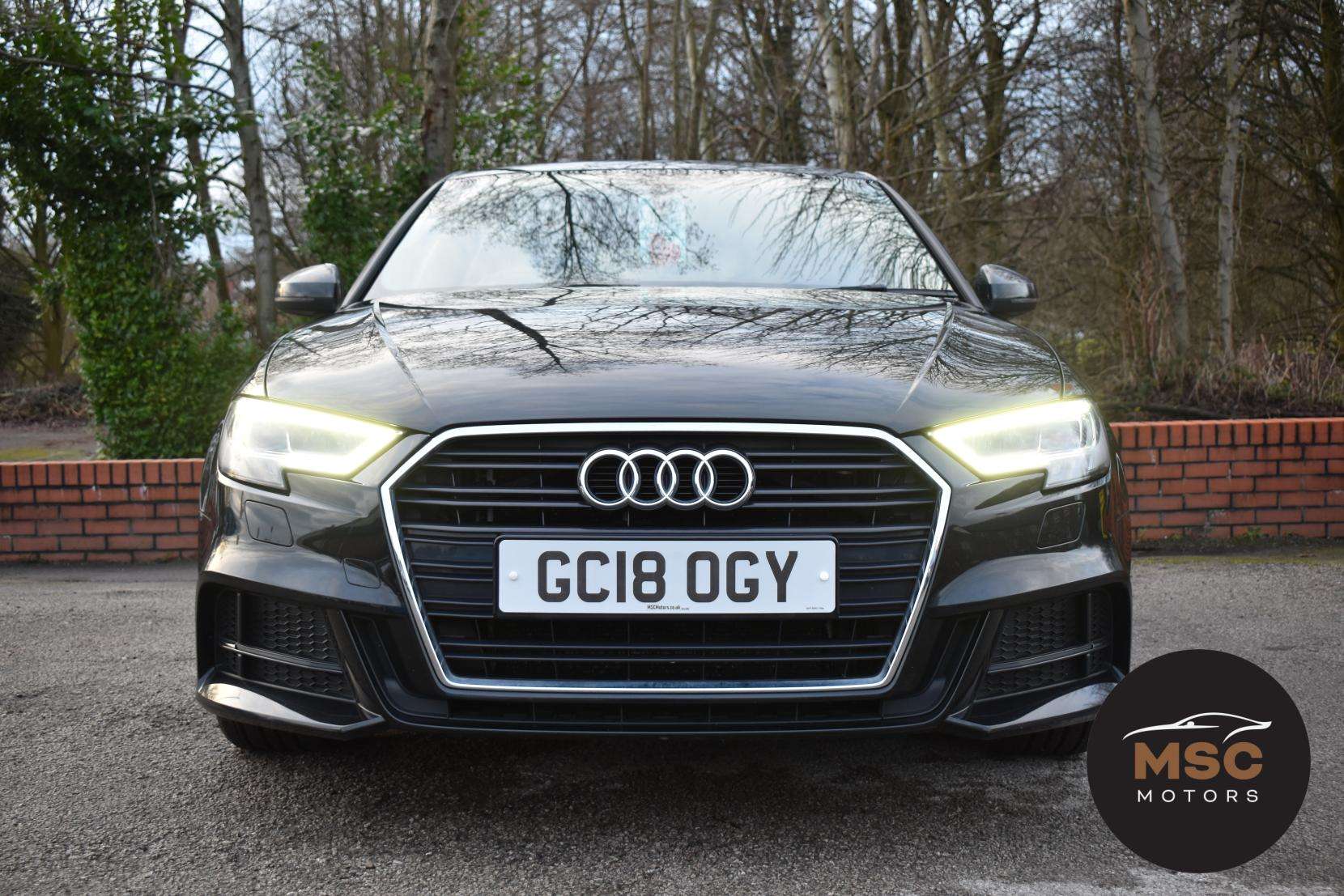 A 2018 AUDI A3 2.0 TFSI S line Sportback 5dr Petrol Manual Euro 6 (s/s) (190 ps) A 2018 AUDI A3 2.0 TFSI S line Sportback 5dr Petrol Manual Euro 6 (s/s) (190 ps)