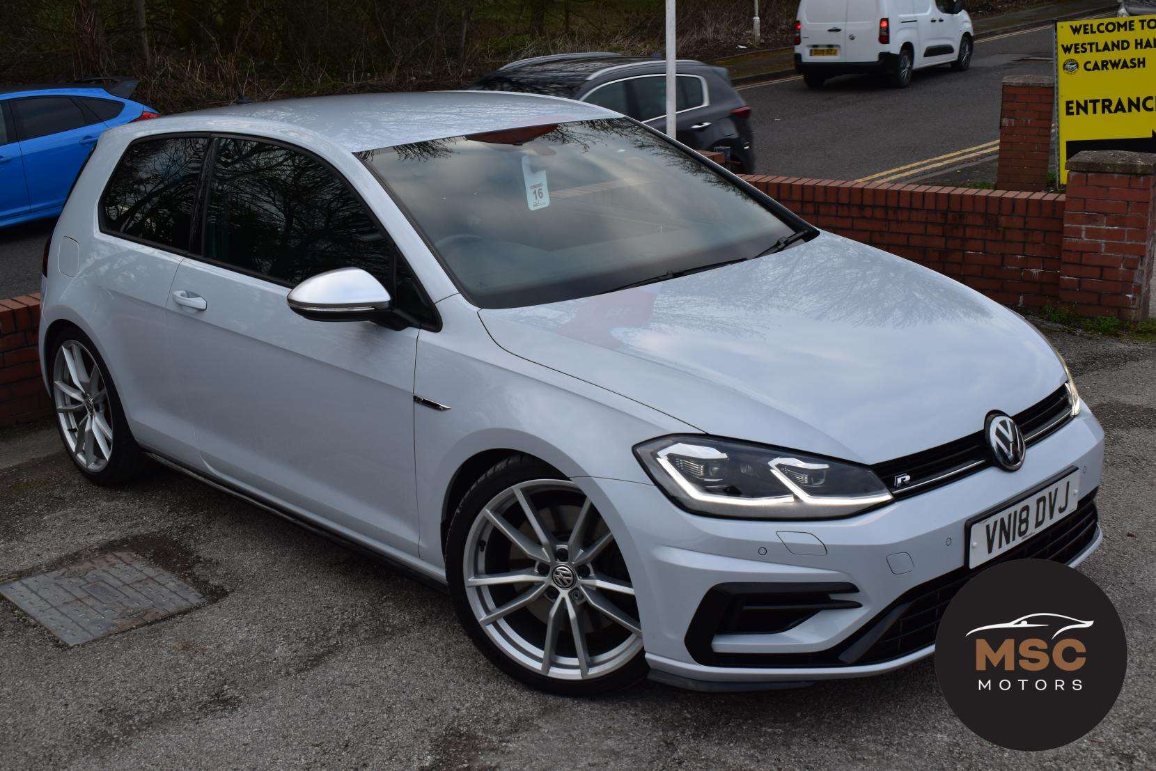 A 2018 VOLKSWAGEN GOLF 2.0 TSI R Hatchback 3dr Petrol DSG 4Motion Euro 6 (s/s) (310 ps) A 2018 VOLKSWAGEN GOLF 2.0 TSI R Hatchback 3dr Petrol DSG 4Motion Euro 6 (s/s) (310 ps)