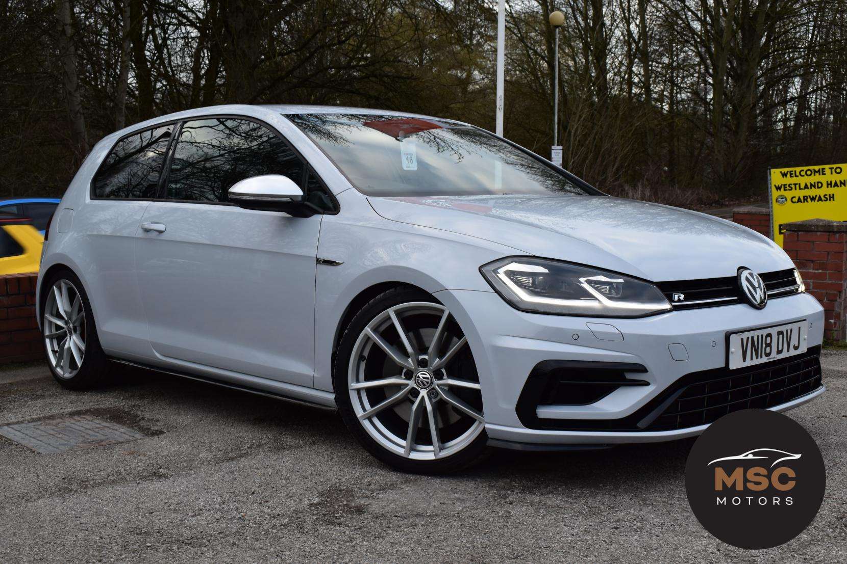 A 2018 VOLKSWAGEN GOLF 2.0 TSI R Hatchback 3dr Petrol DSG 4Motion Euro 6 (s/s) (310 ps) A 2018 VOLKSWAGEN GOLF 2.0 TSI R Hatchback 3dr Petrol DSG 4Motion Euro 6 (s/s) (310 ps)