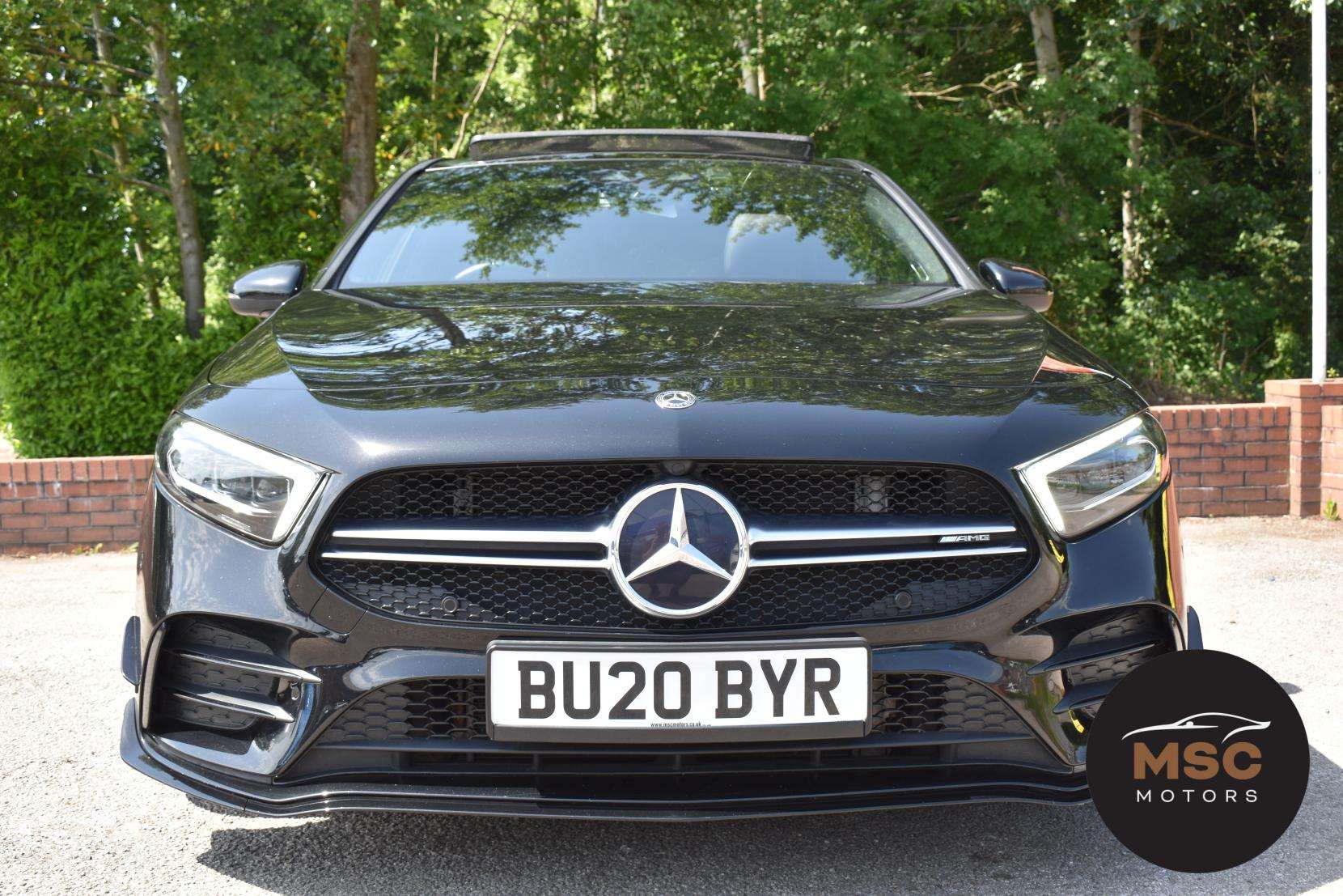 A 2020 MERCEDES-BENZ A CLASS 2.0 A35 AMG (Premium Plus) Saloon 4dr Petrol SpdS DCT 4MATIC Euro 6 (s/s) (306 ps) A 2020 MERCEDES-BENZ A CLASS 2.0 A35 AMG (Premium Plus) Saloon 4dr Petrol SpdS DCT 4MATIC Euro 6 (s/s) (306 ps)