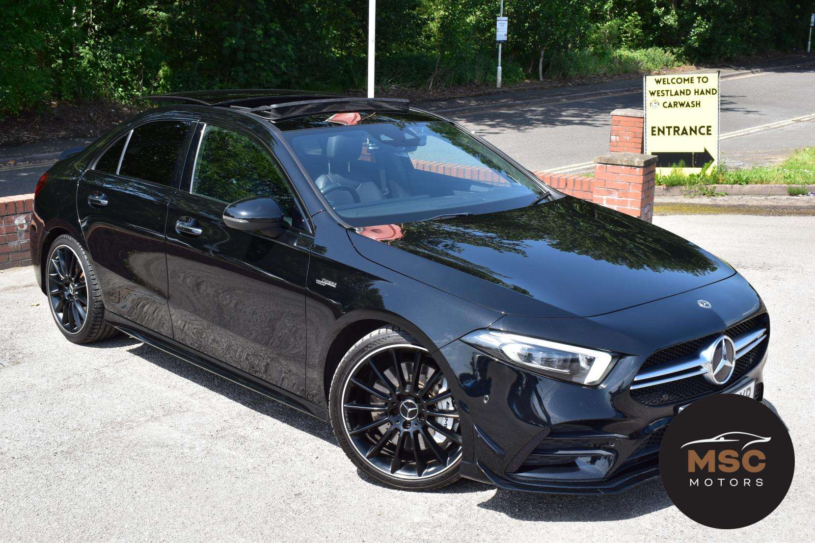 A 2020 MERCEDES-BENZ A CLASS 2.0 A35 AMG (Premium Plus) Saloon 4dr Petrol SpdS DCT 4MATIC Euro 6 (s/s) (306 ps) A 2020 MERCEDES-BENZ A CLASS 2.0 A35 AMG (Premium Plus) Saloon 4dr Petrol SpdS DCT 4MATIC Euro 6 (s/s) (306 ps)